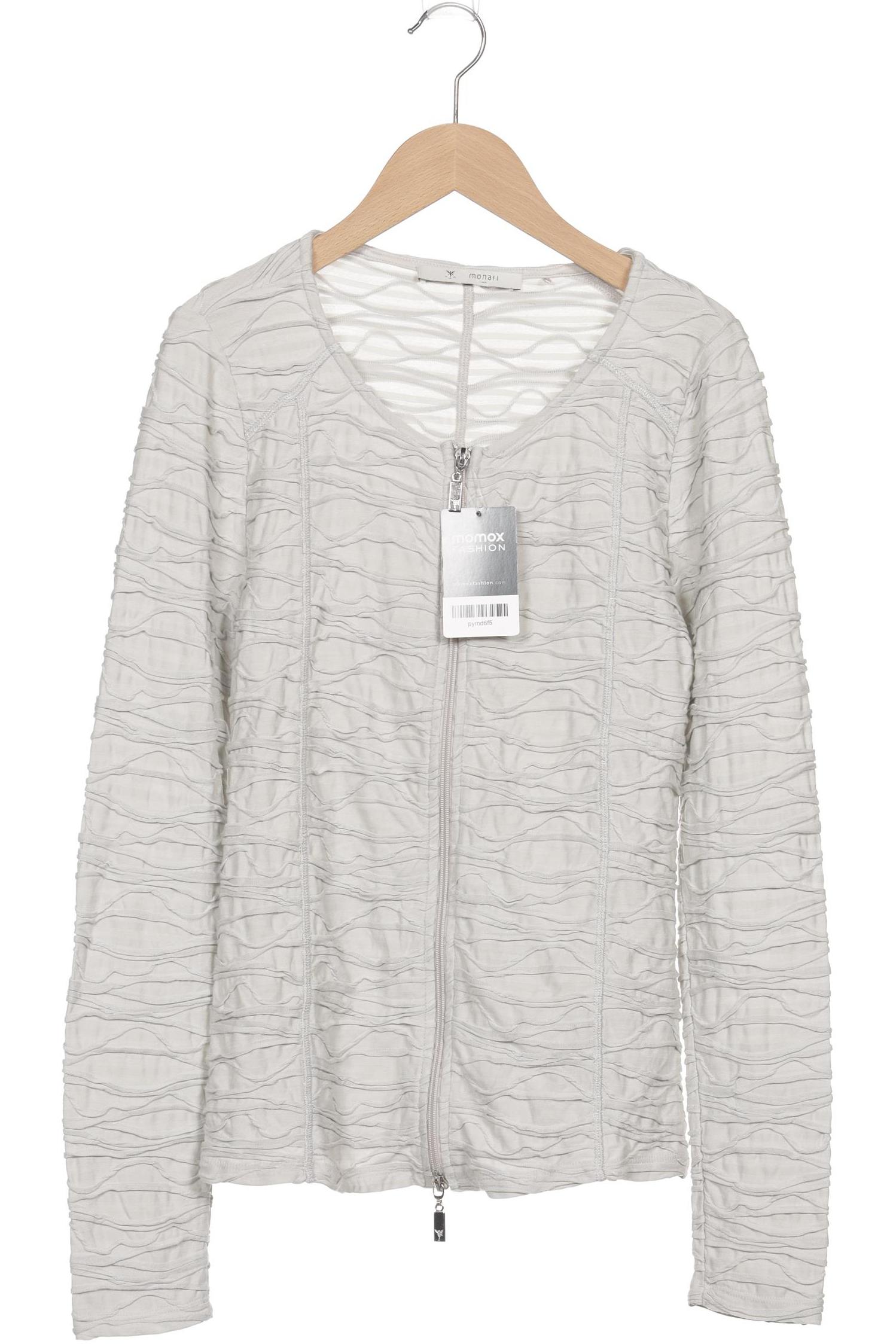 

monari Damen Strickjacke, grau, Gr. 36