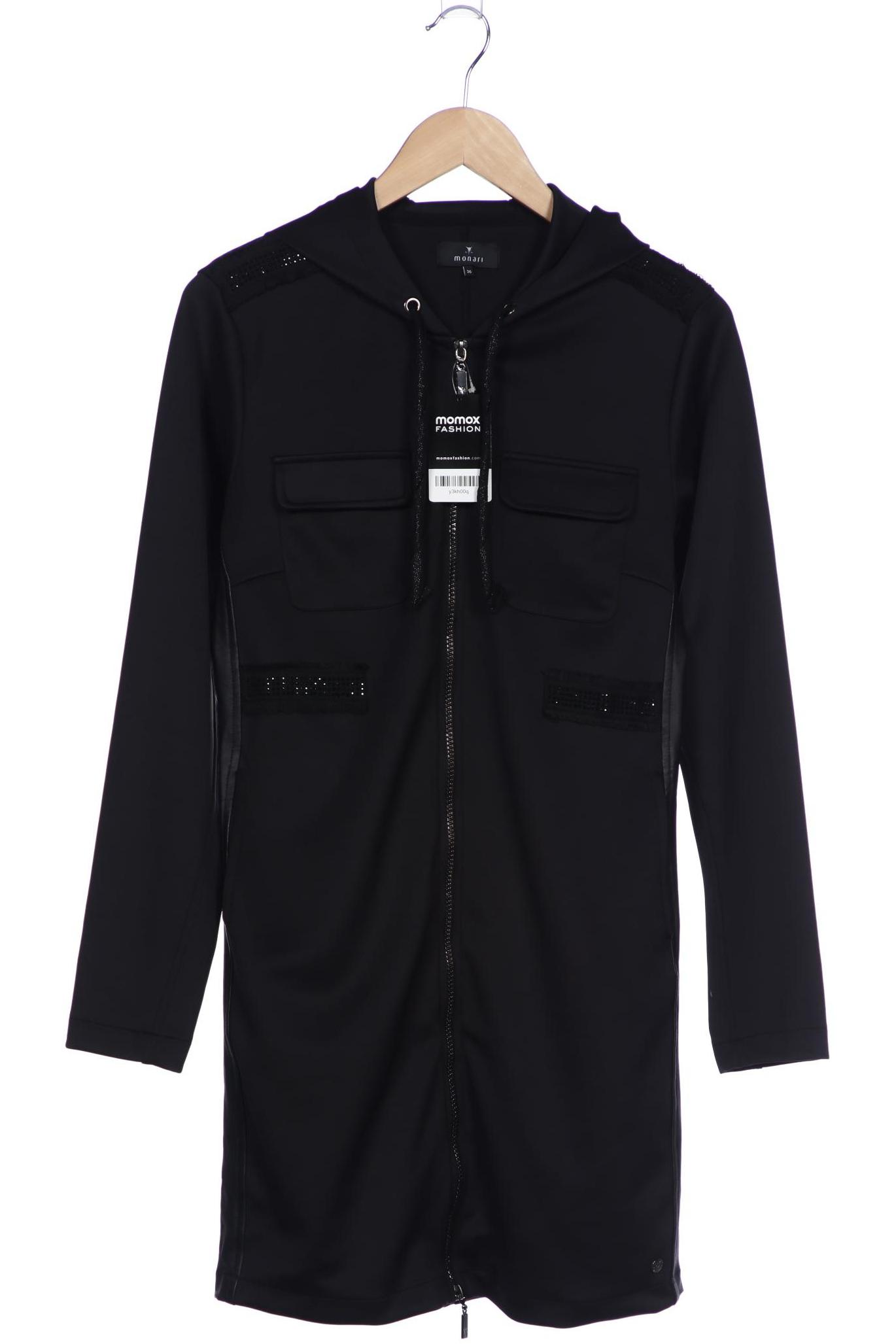 

monari Damen Strickjacke, schwarz, Gr. 36