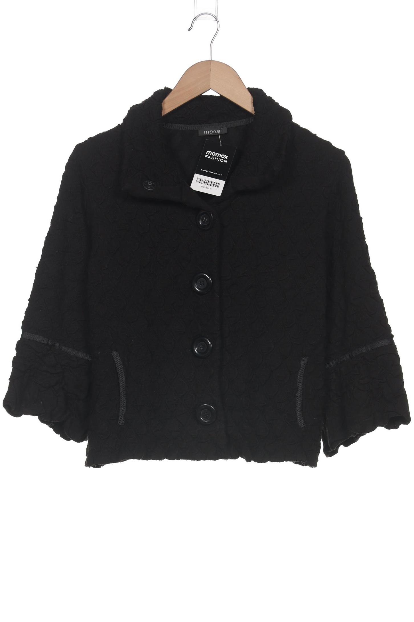 

monari Damen Strickjacke, schwarz, Gr. 42