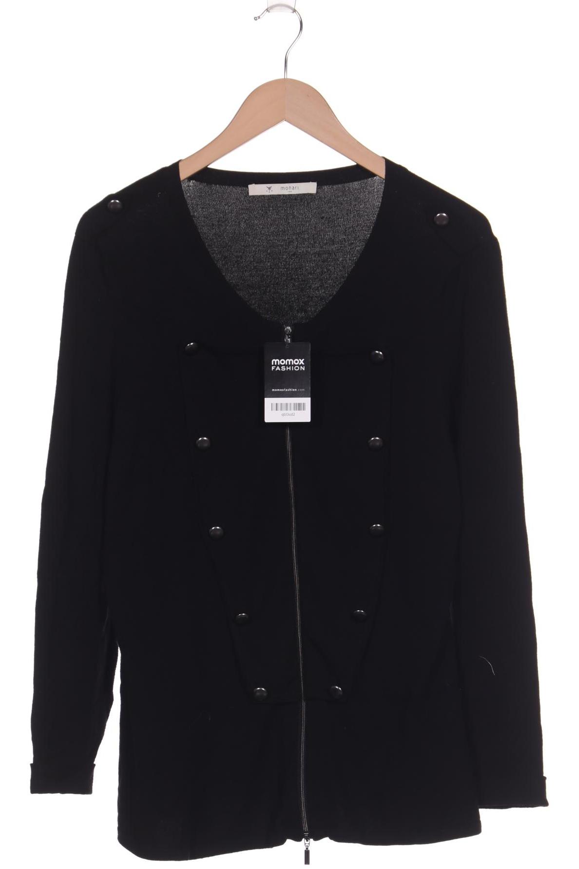 

monari Damen Strickjacke, schwarz, Gr. 44