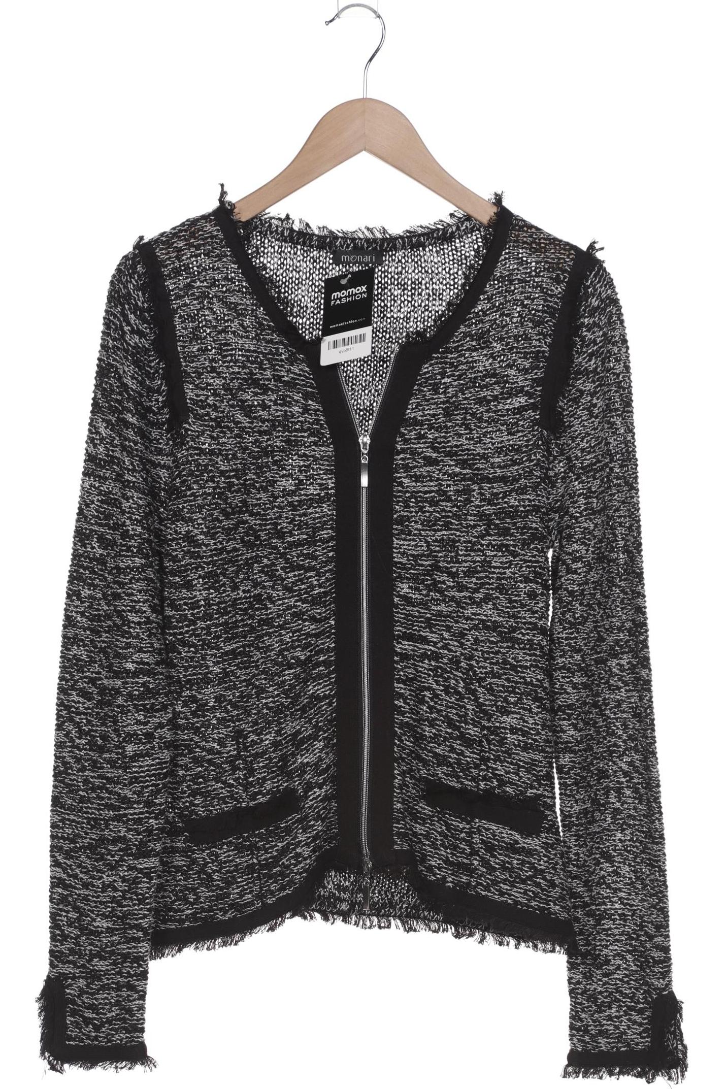

monari Damen Strickjacke, schwarz, Gr. 42