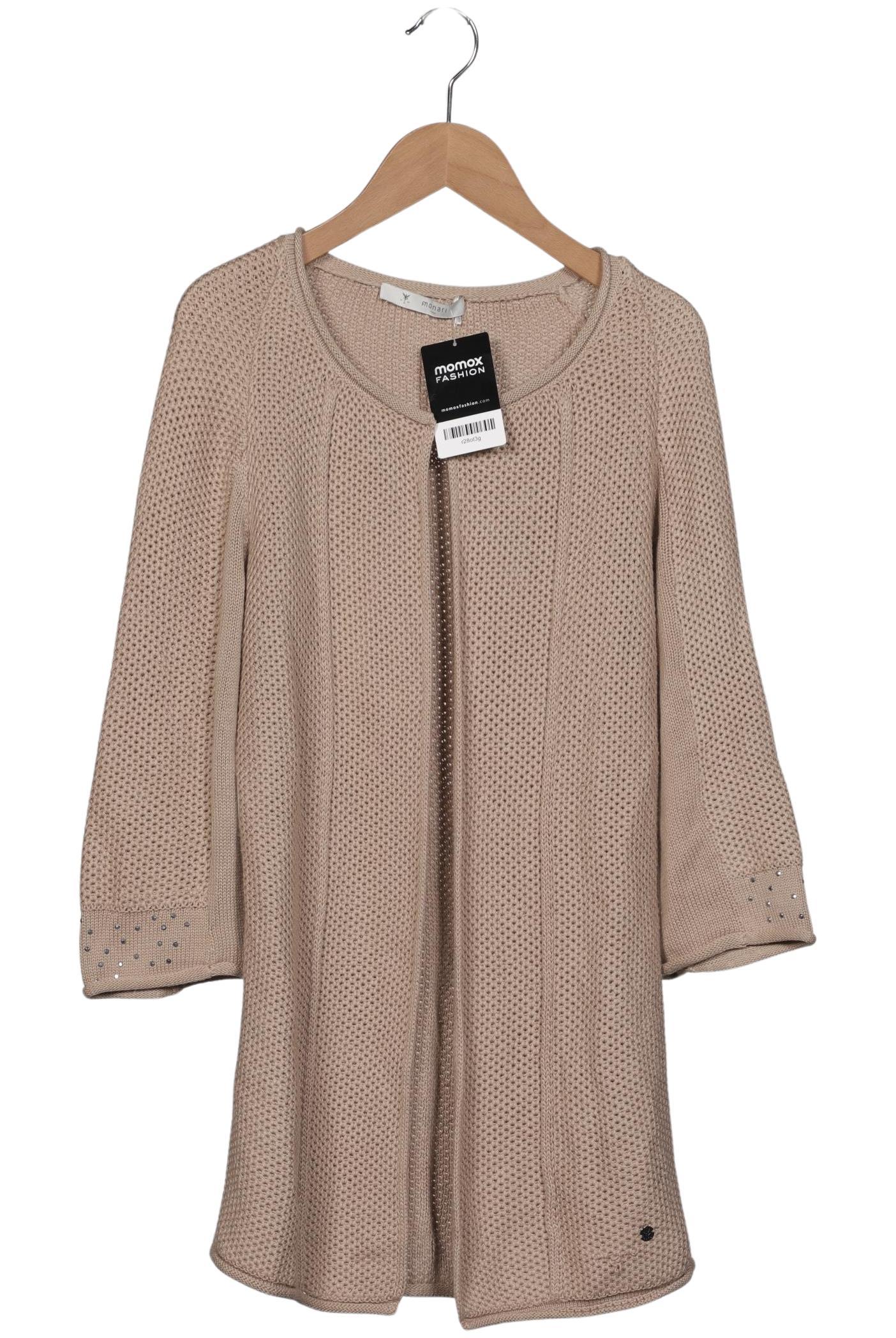 

monari Damen Strickjacke, beige, Gr. 34