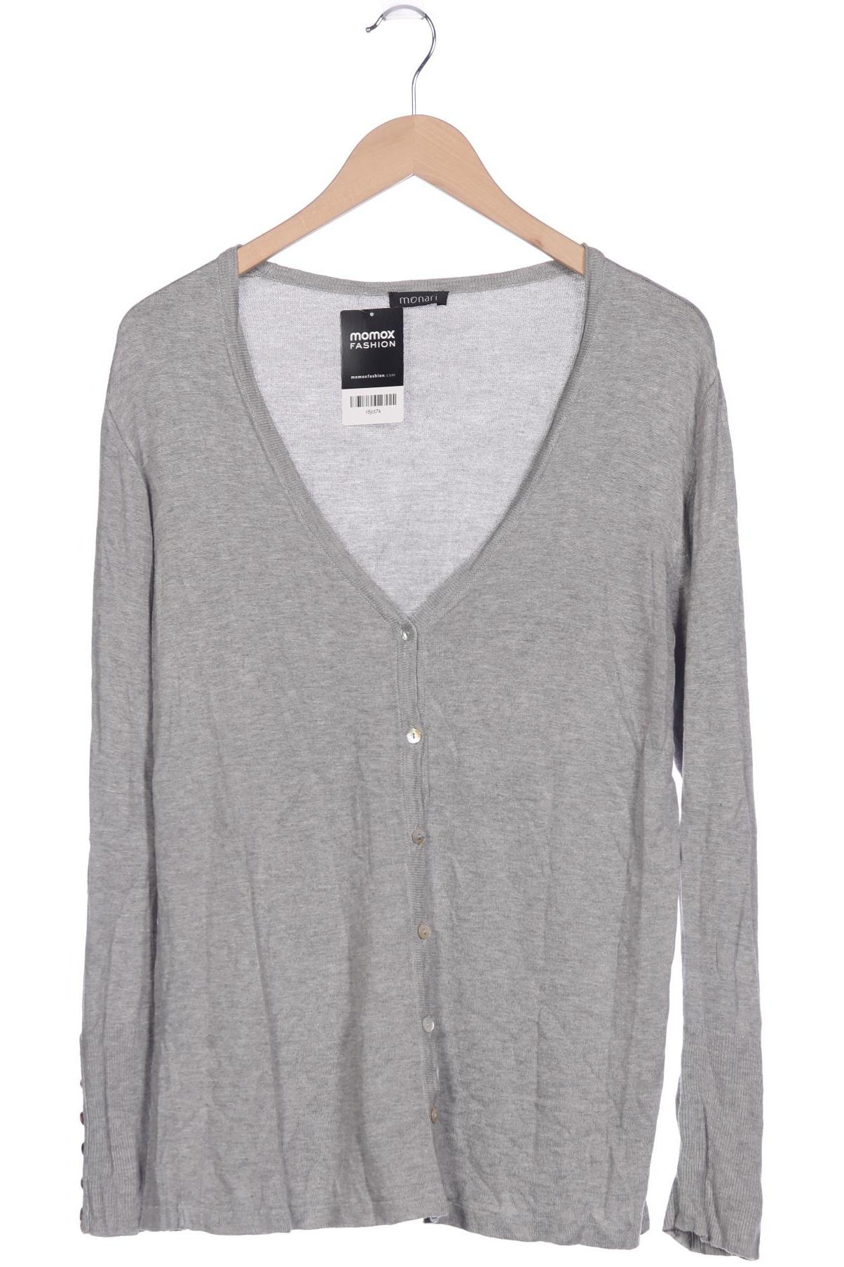 

monari Damen Strickjacke, grau, Gr. 46