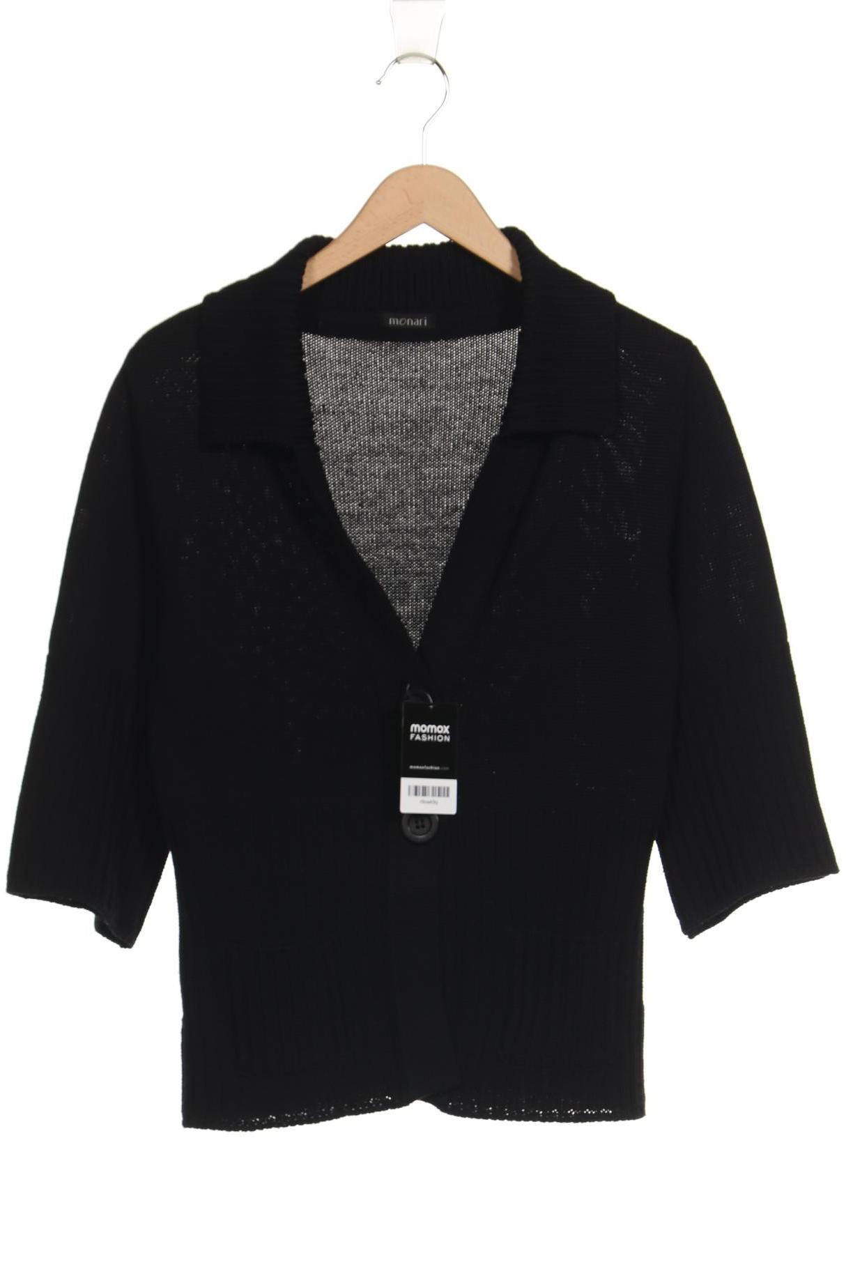 

monari Damen Strickjacke, schwarz, Gr. 40