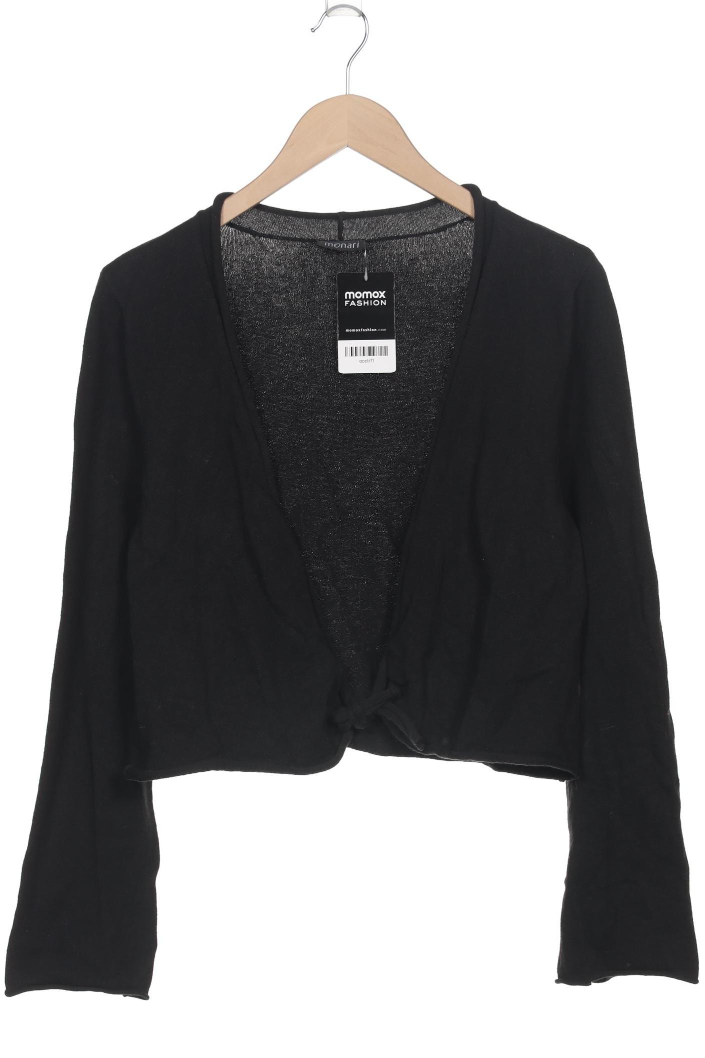 

monari Damen Strickjacke, schwarz, Gr. 44