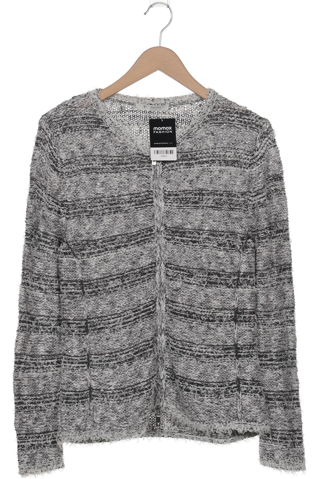 

monari Damen Strickjacke, grau, Gr. 42