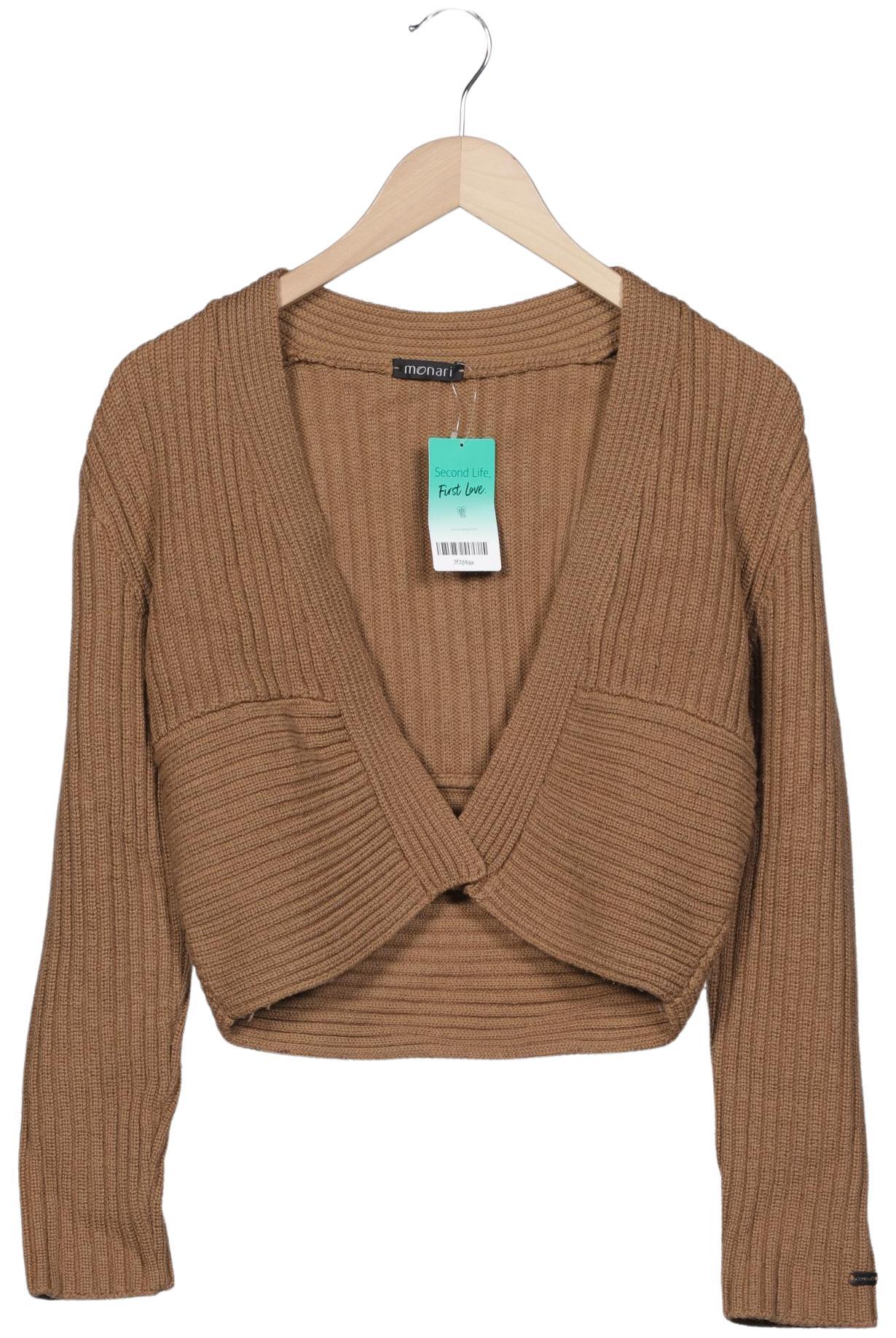 

monari Damen Strickjacke, braun, Gr. 38