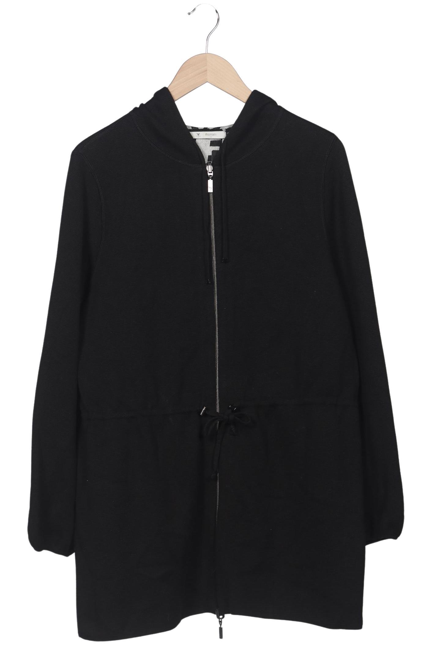 

monari Damen Strickjacke, schwarz, Gr. 44