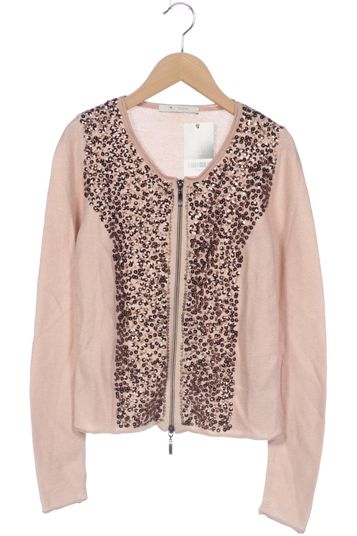 

monari Damen Strickjacke, beige, Gr. 34
