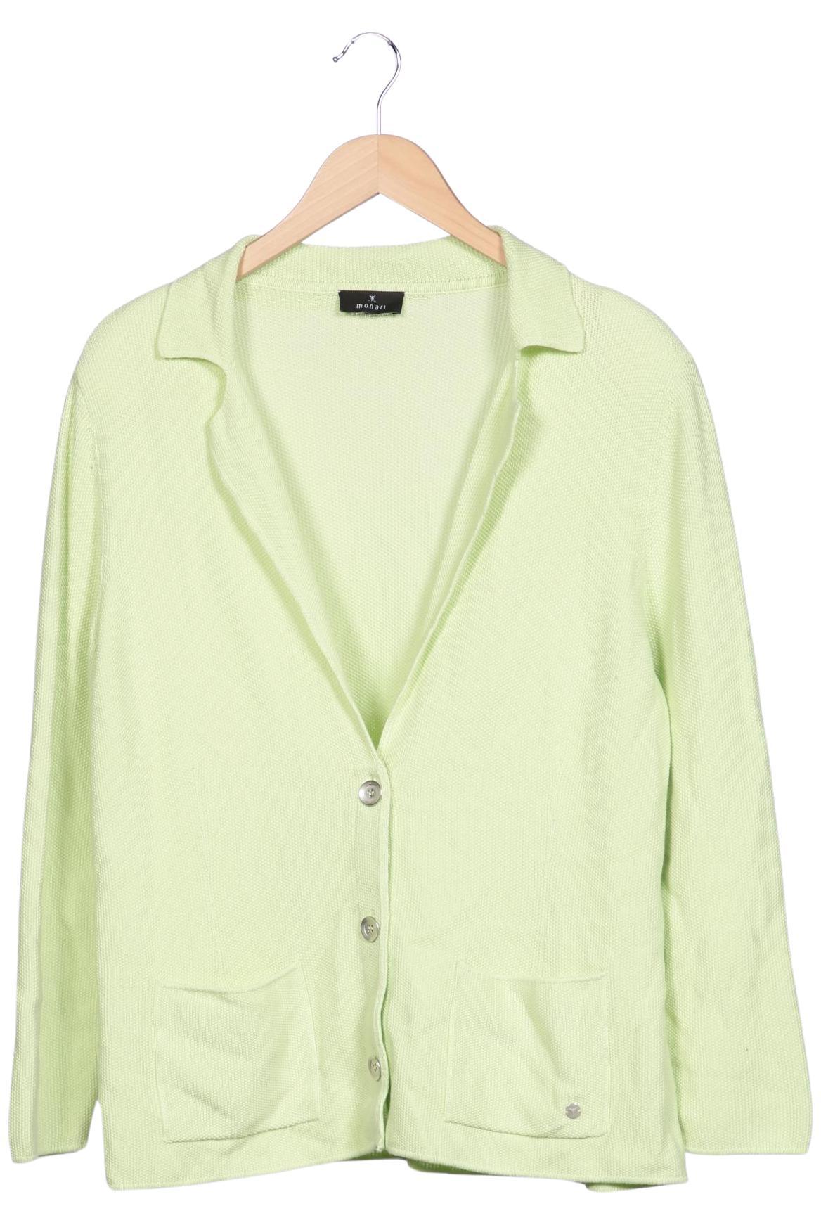 

monari Damen Strickjacke, hellgrün, Gr. 44