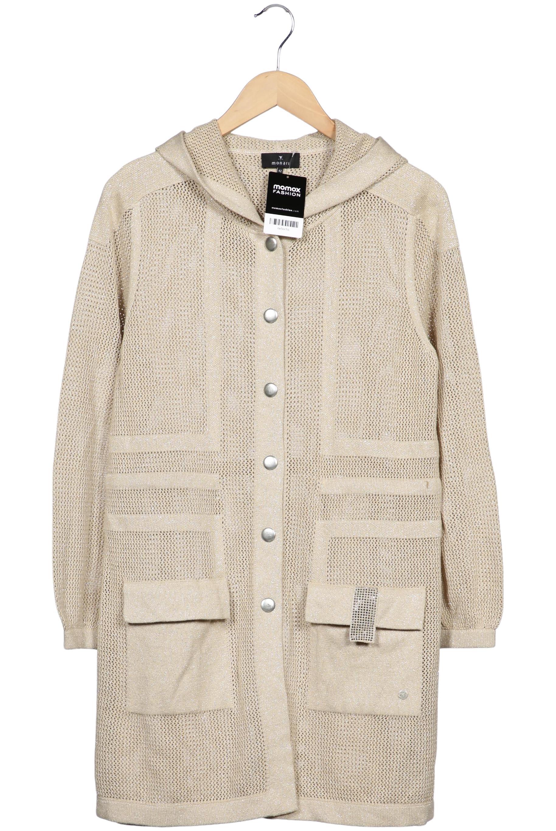 

monari Damen Strickjacke, beige, Gr. 42