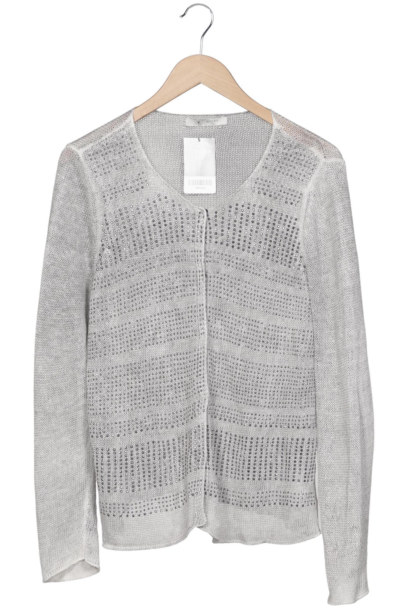 

monari Damen Strickjacke, grau, Gr. 42
