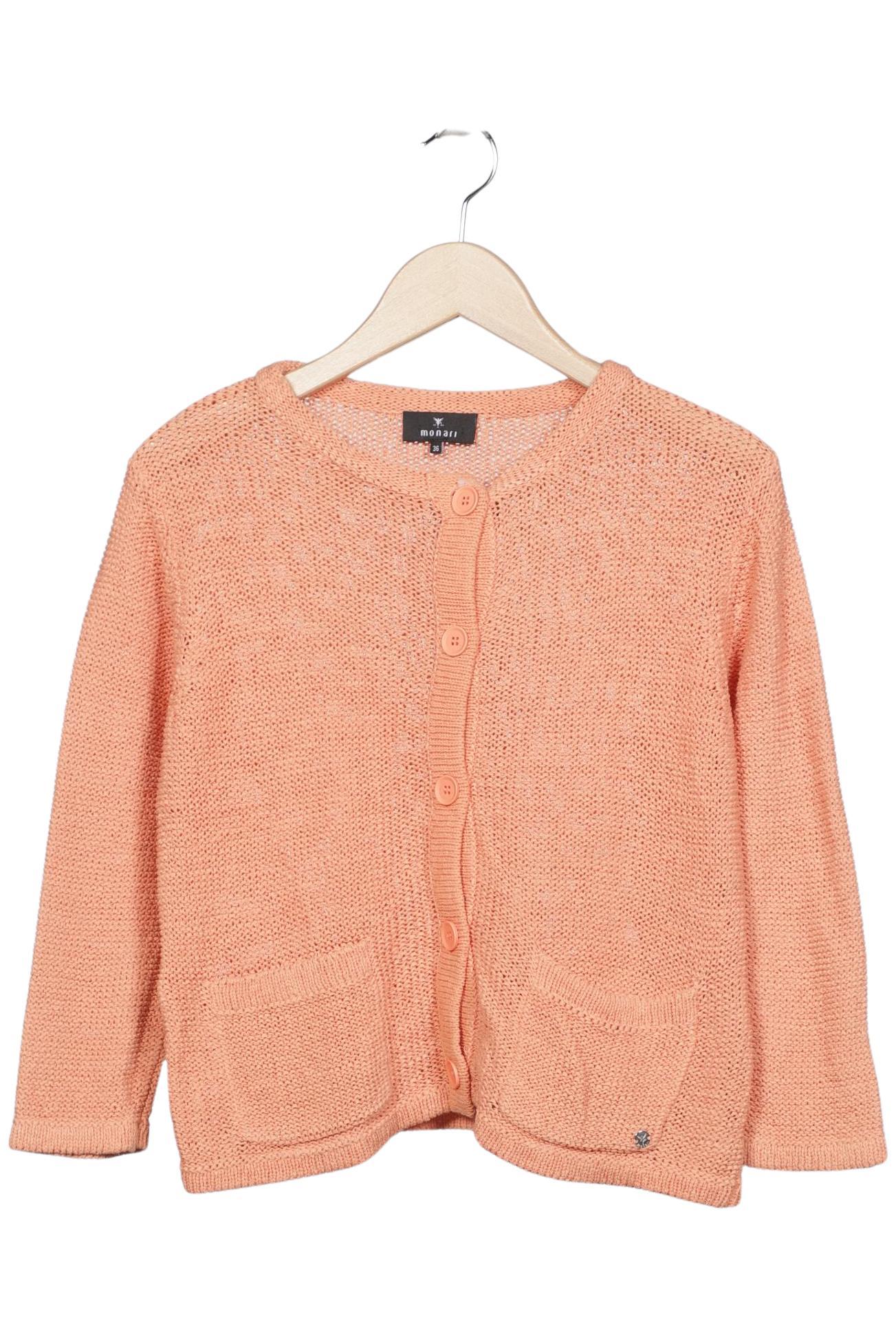 

monari Damen Strickjacke, orange, Gr. 36