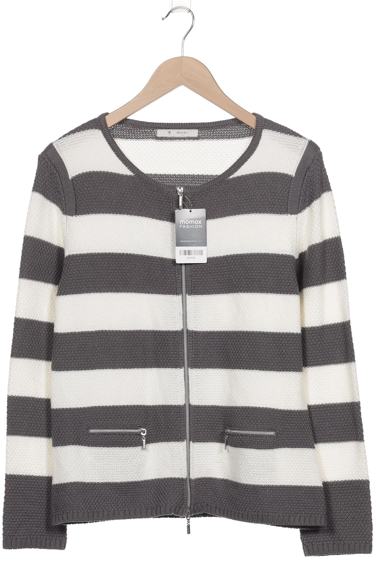 

monari Damen Strickjacke, grau, Gr. 38
