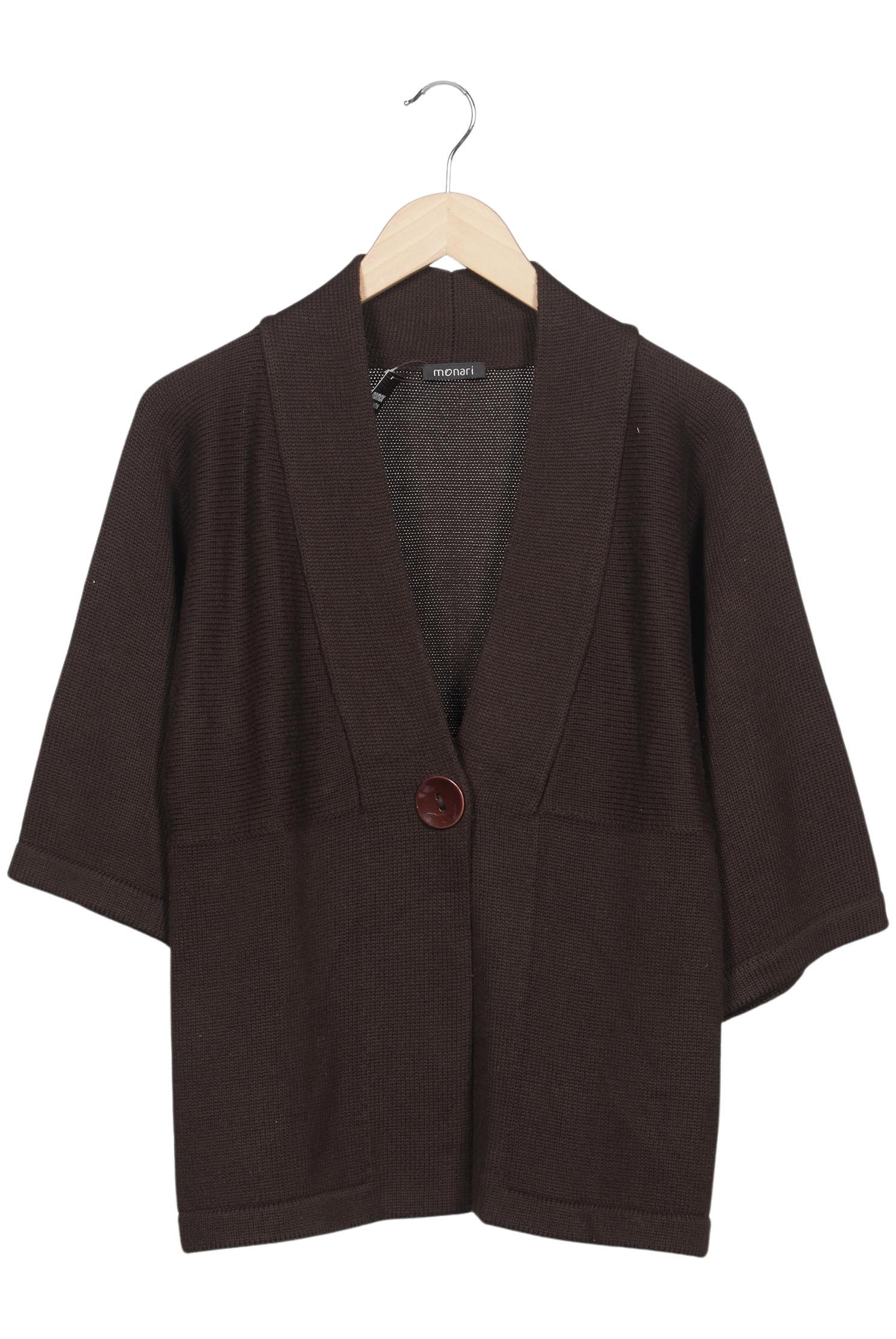 

monari Damen Strickjacke, braun, Gr. 42