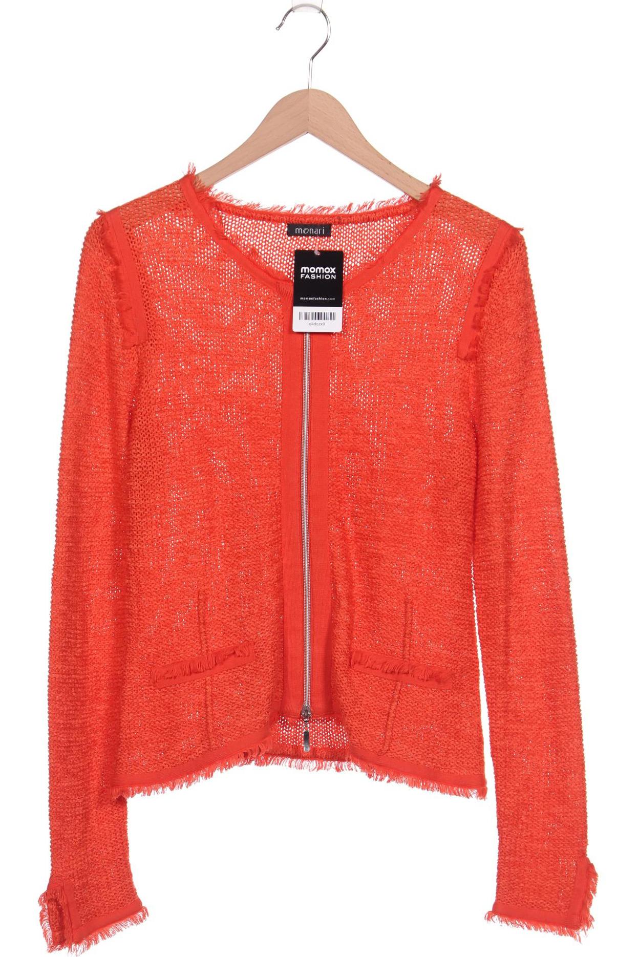 

monari Damen Strickjacke, orange, Gr. 38
