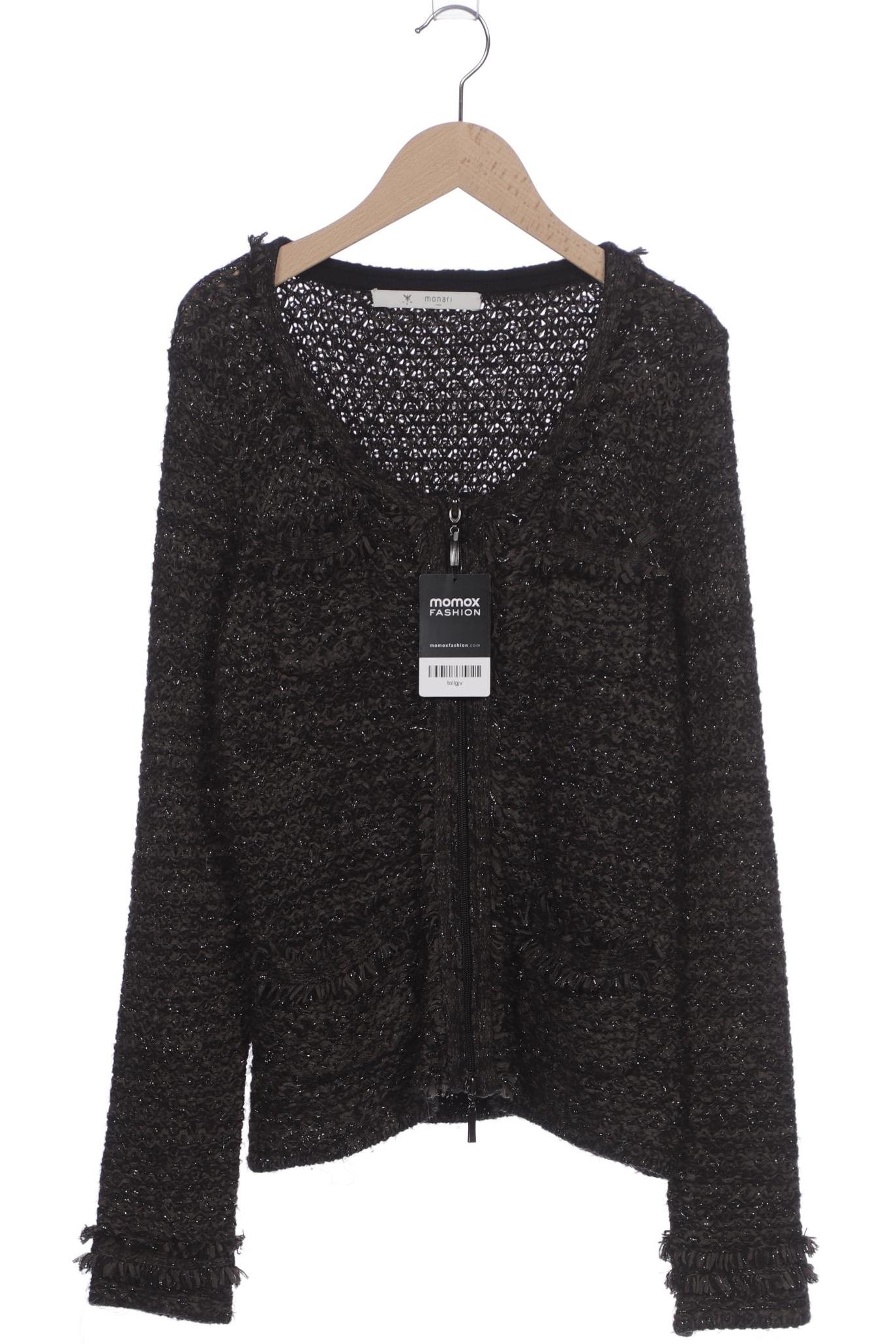 

monari Damen Strickjacke, schwarz, Gr. 36