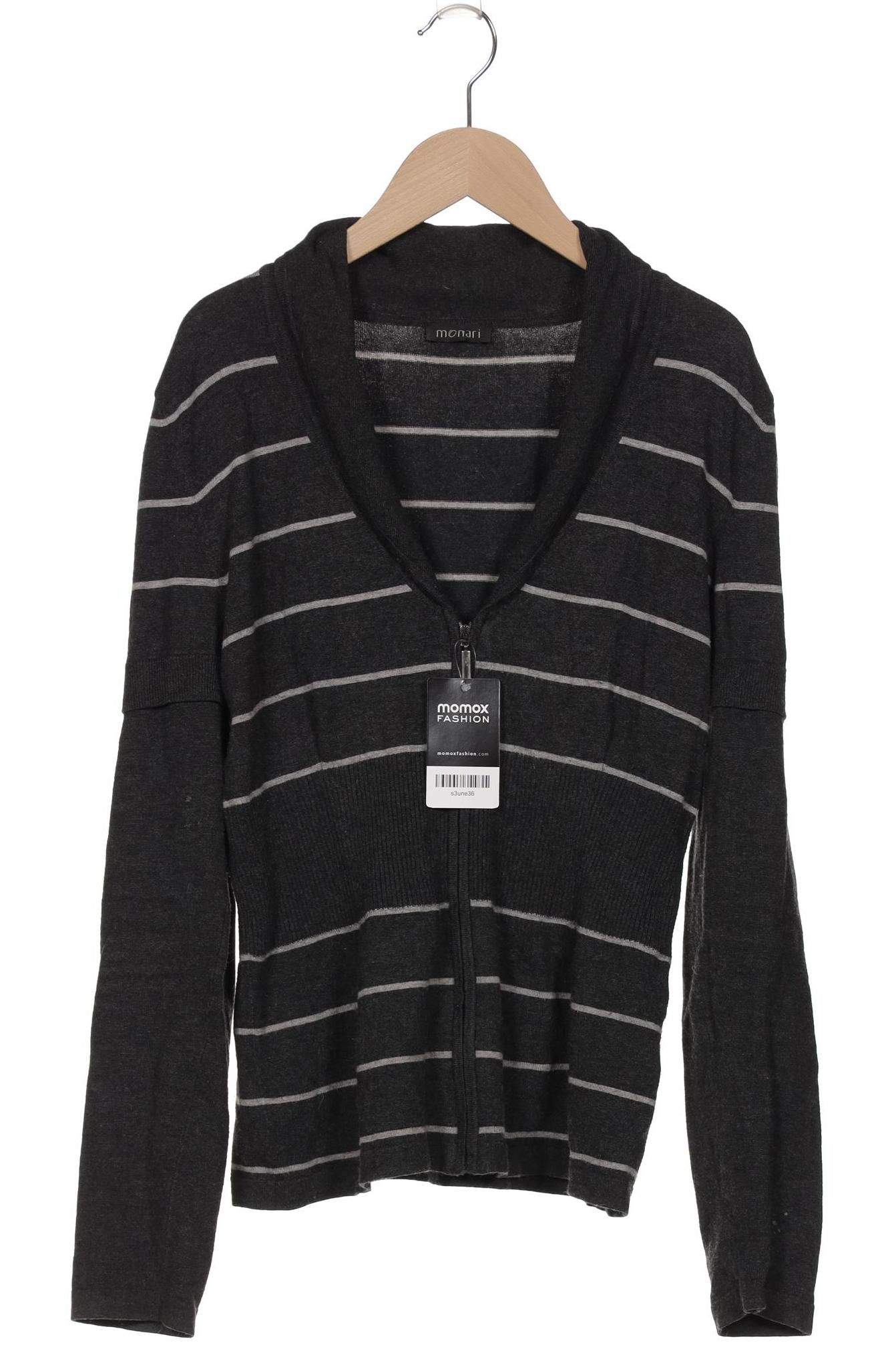 

monari Damen Strickjacke, grau, Gr. 38