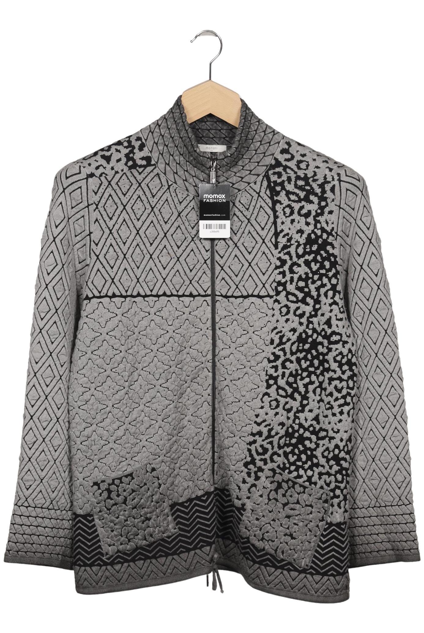 

monari Damen Strickjacke, grau, Gr. 46