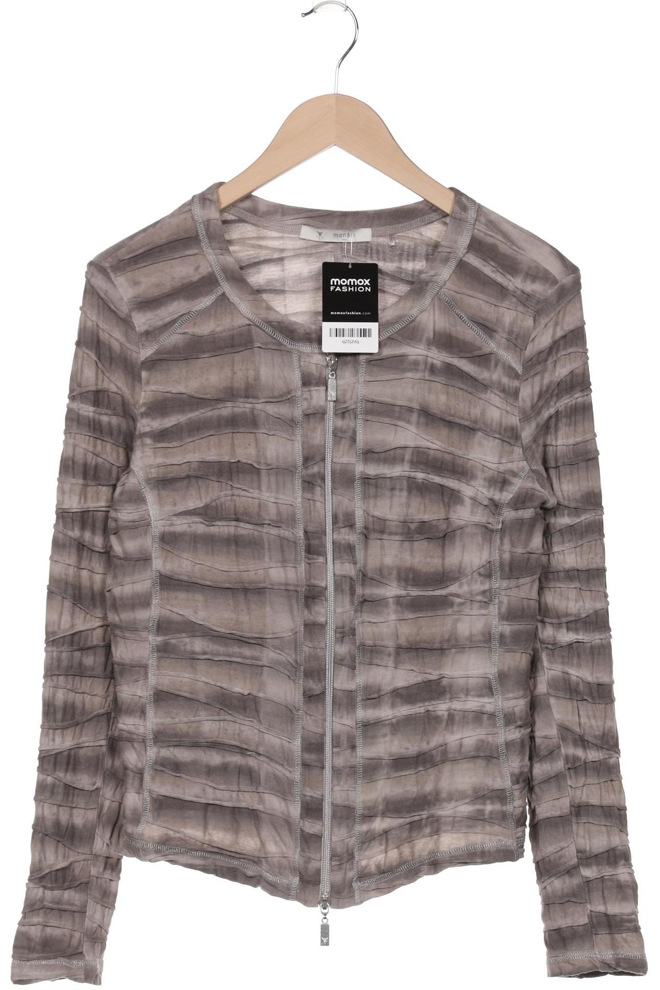 

monari Damen Strickjacke, grau, Gr. 36