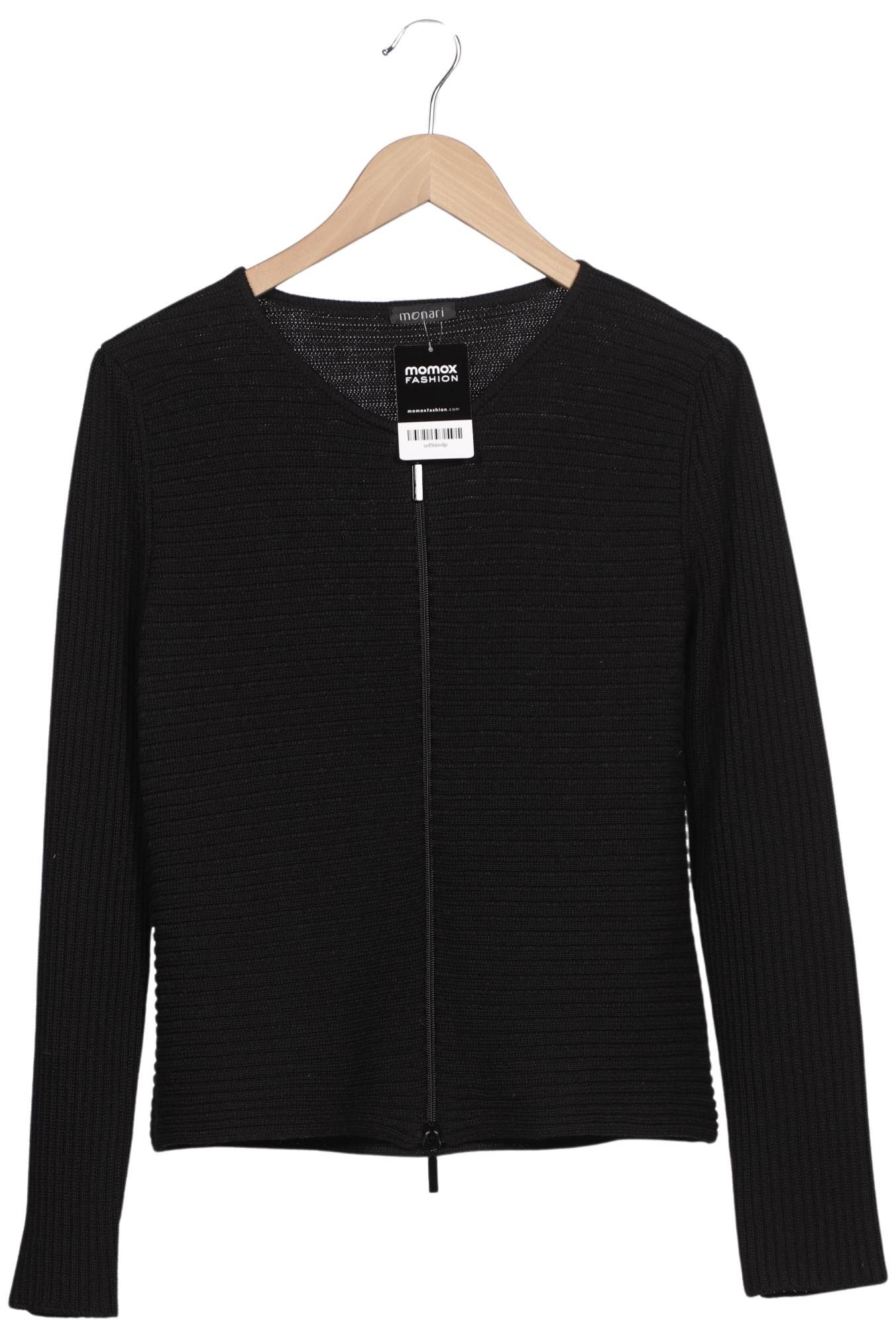 

monari Damen Strickjacke, schwarz, Gr. 40