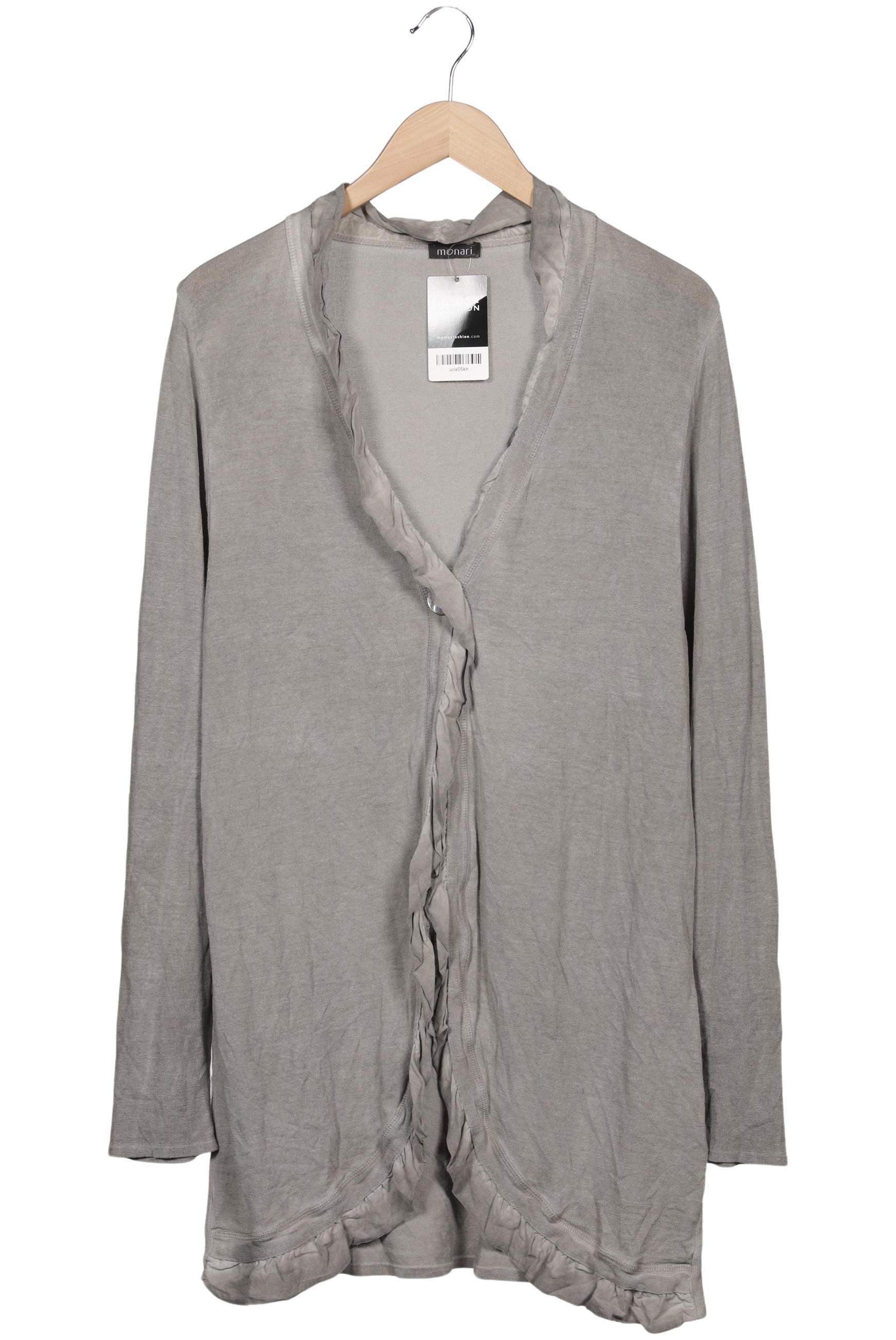 

monari Damen Strickjacke, grau, Gr. 48