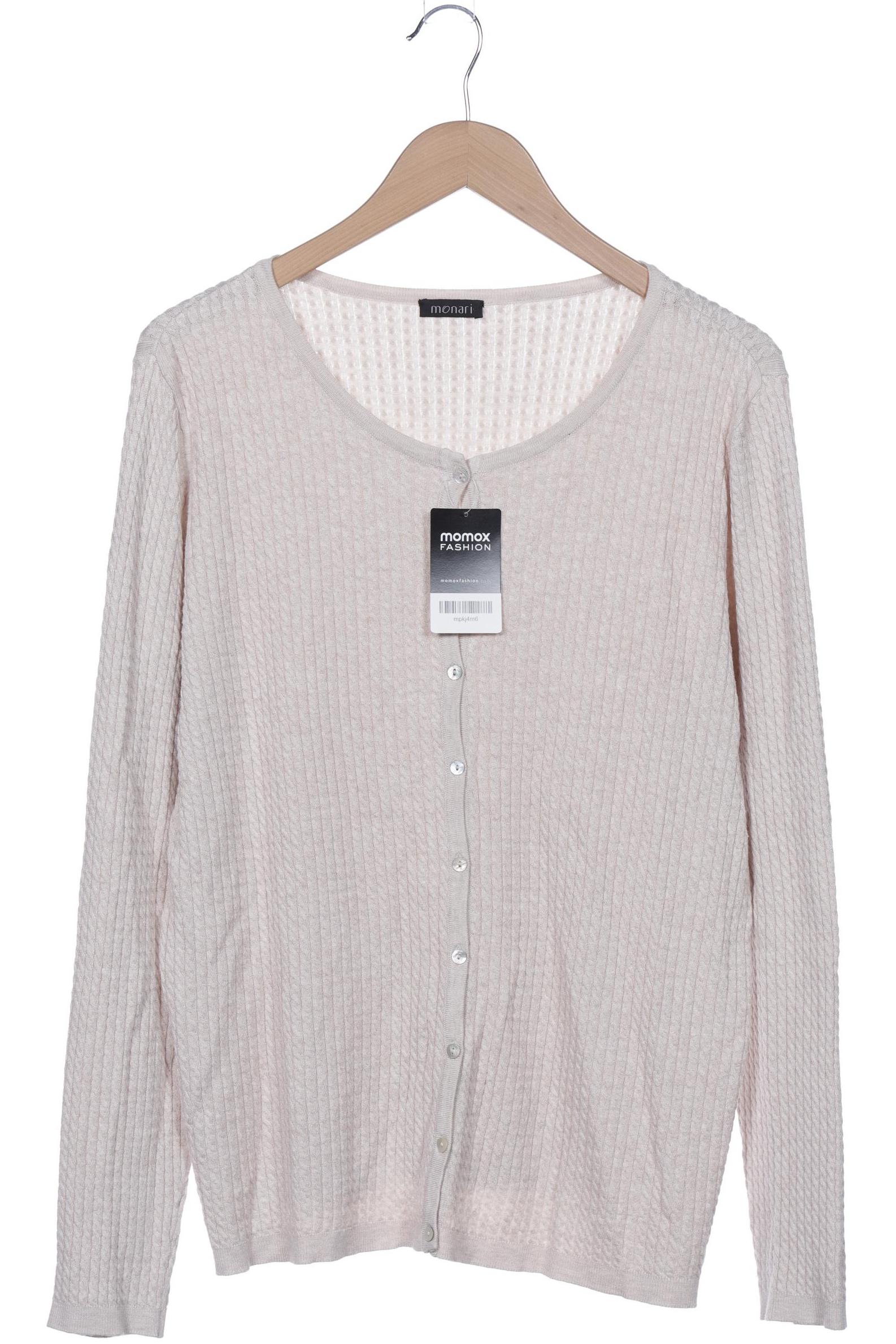 

monari Damen Strickjacke, cremeweiß, Gr. 46