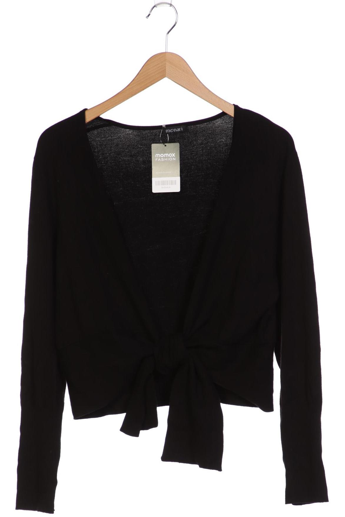 

monari Damen Strickjacke, schwarz, Gr. 44