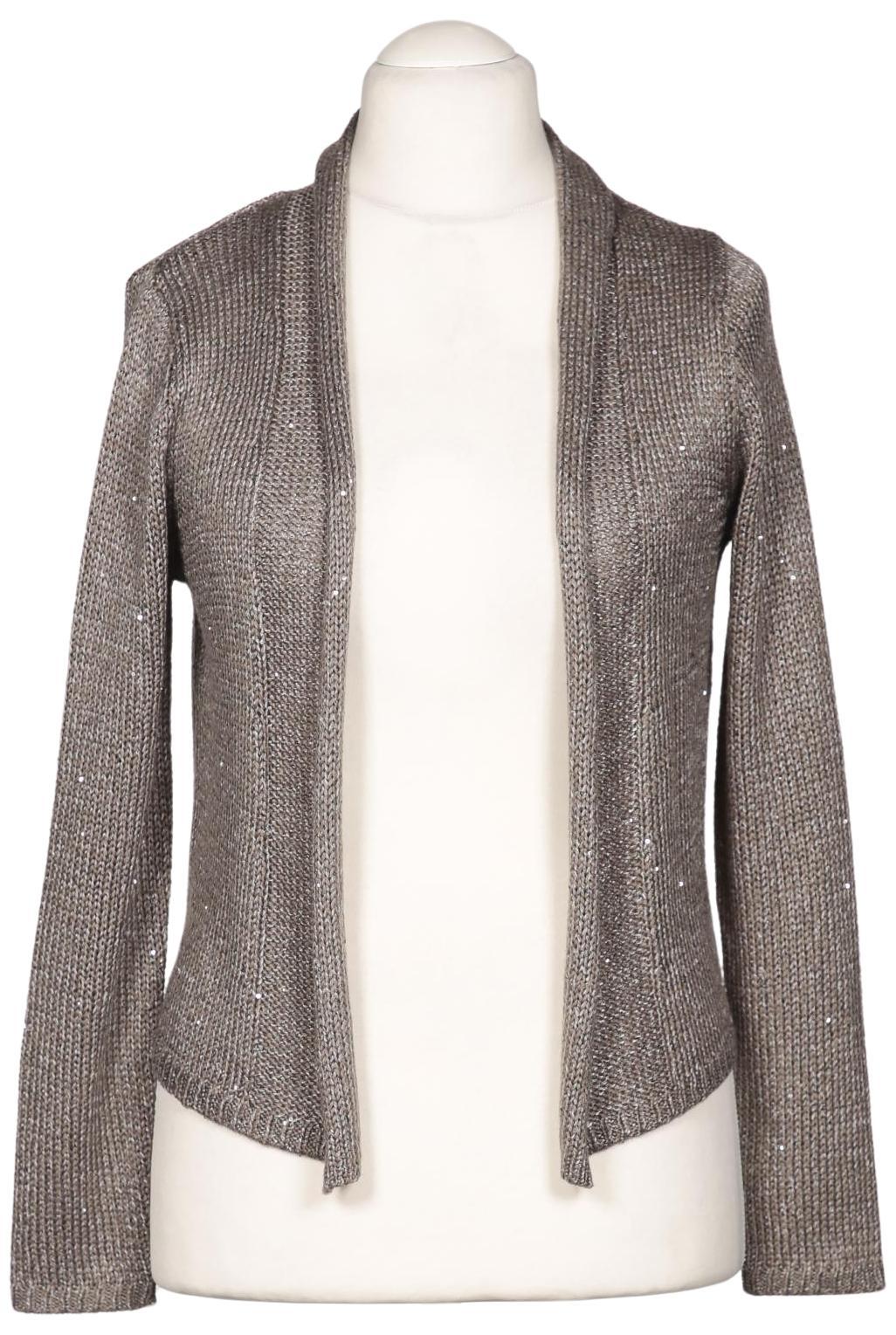 

monari Damen Strickjacke, silber, Gr. 38