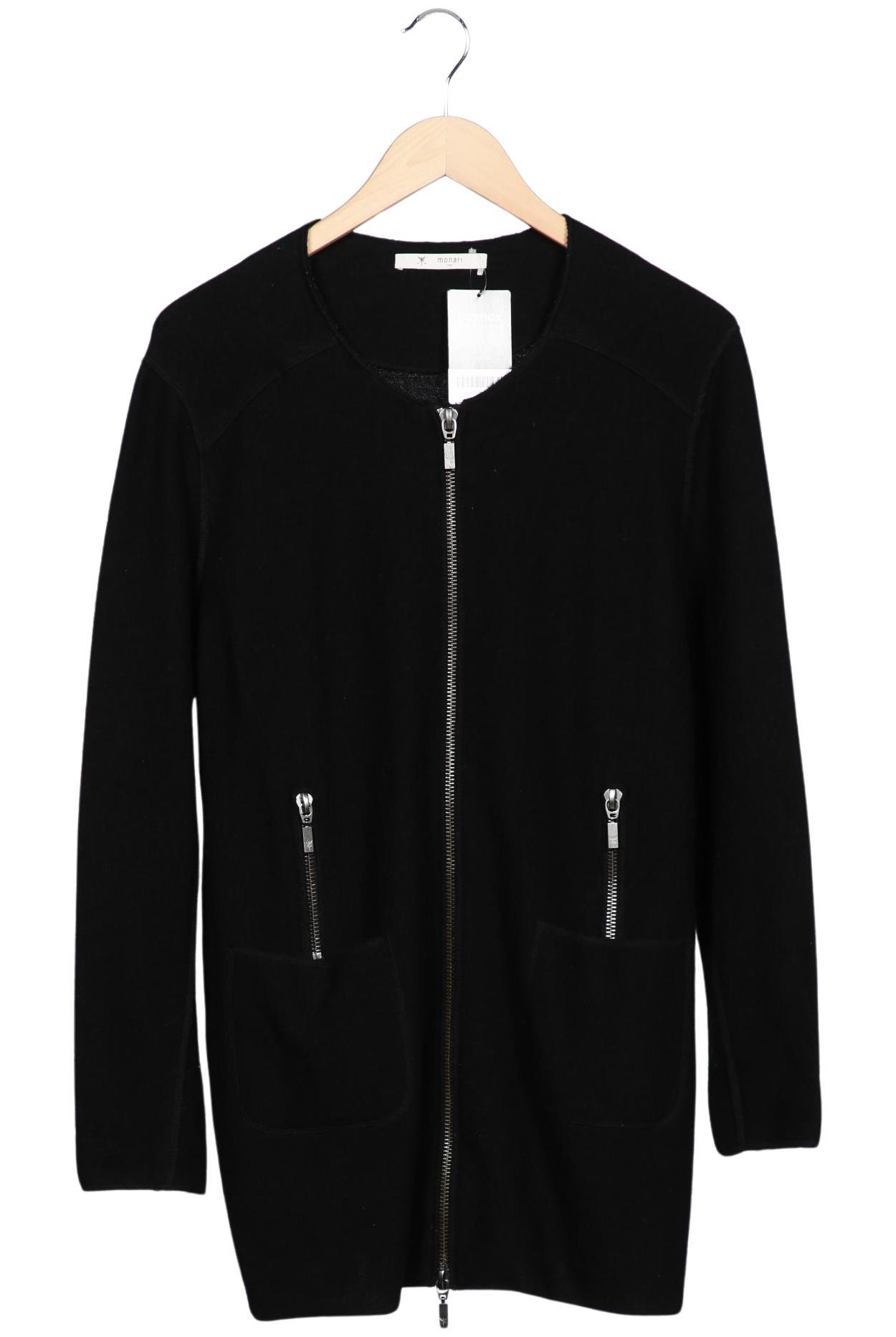 

monari Damen Strickjacke, schwarz, Gr. 40