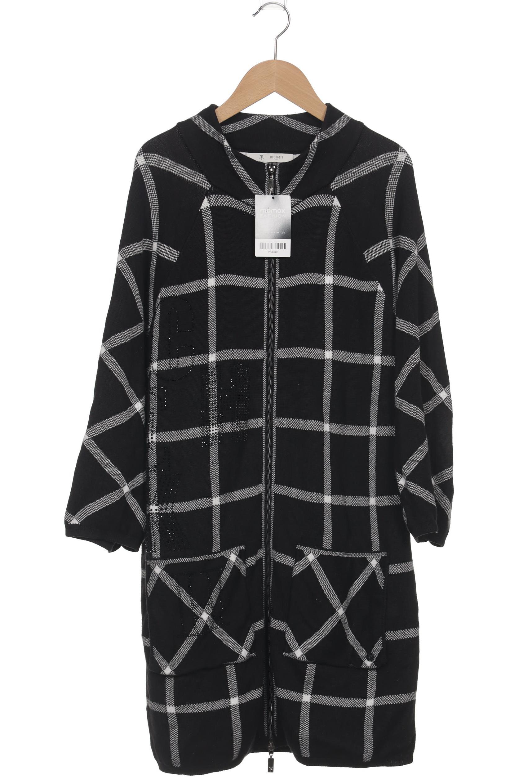 

monari Damen Strickjacke, schwarz, Gr. 38