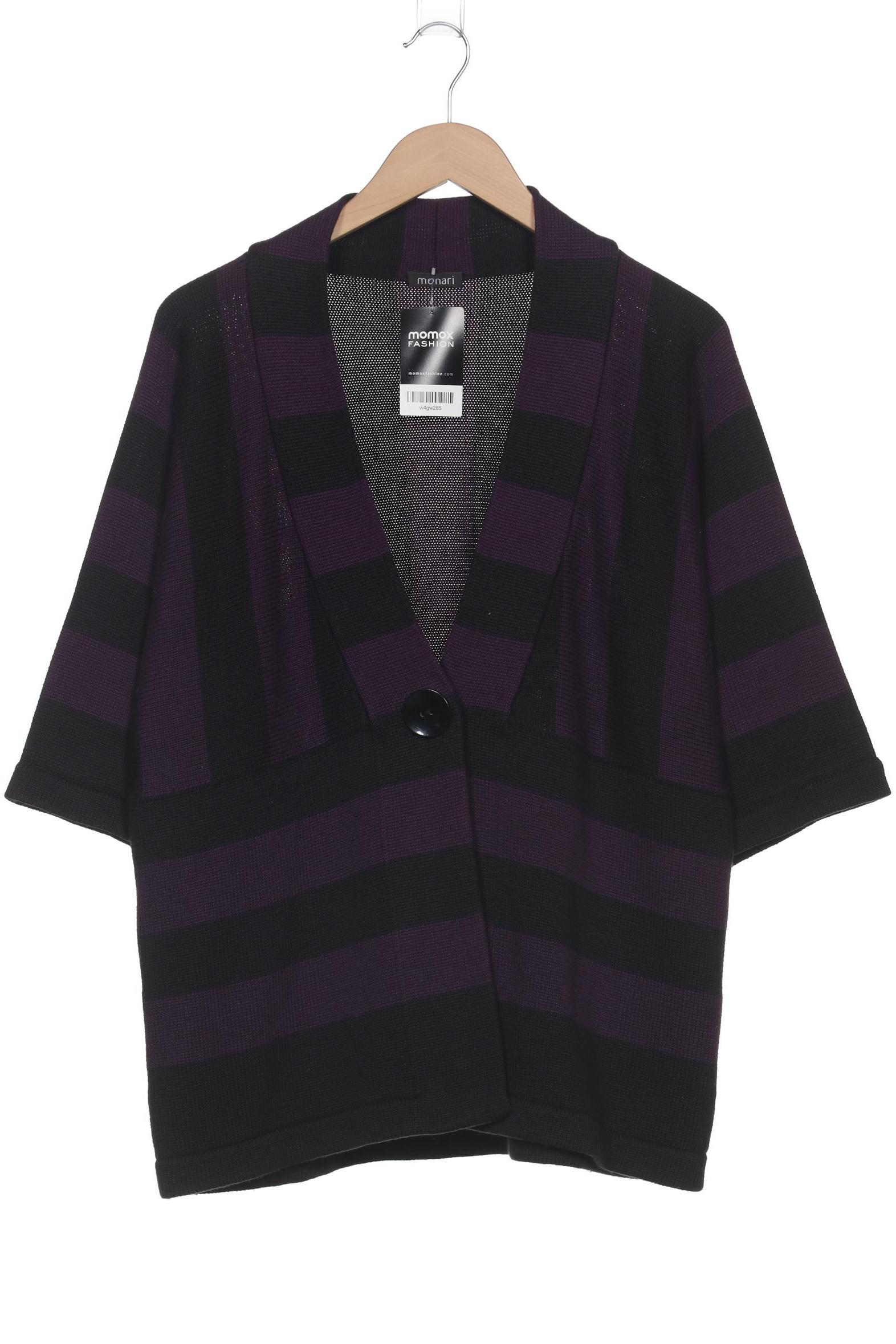 

monari Damen Strickjacke, schwarz, Gr. 46
