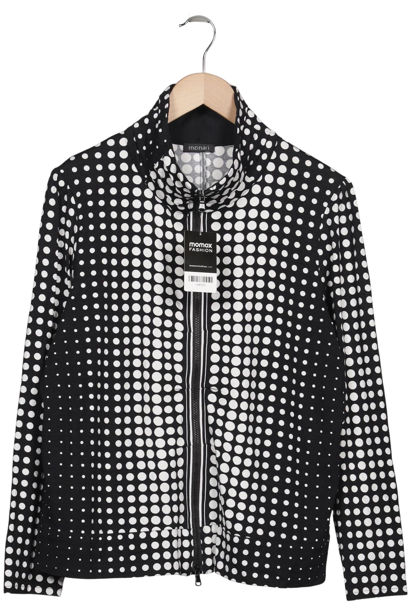 

monari Damen Strickjacke, schwarz, Gr. 46