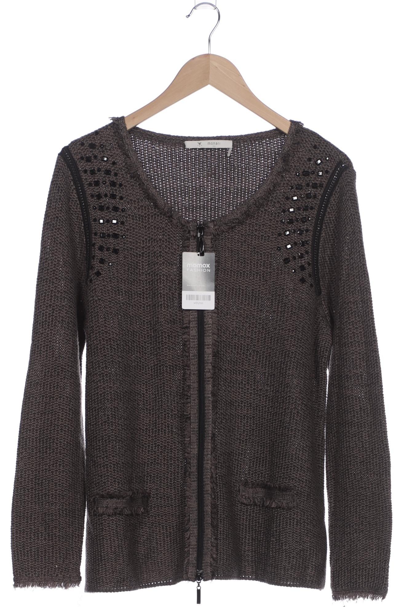 

monari Damen Strickjacke, grau, Gr. 46