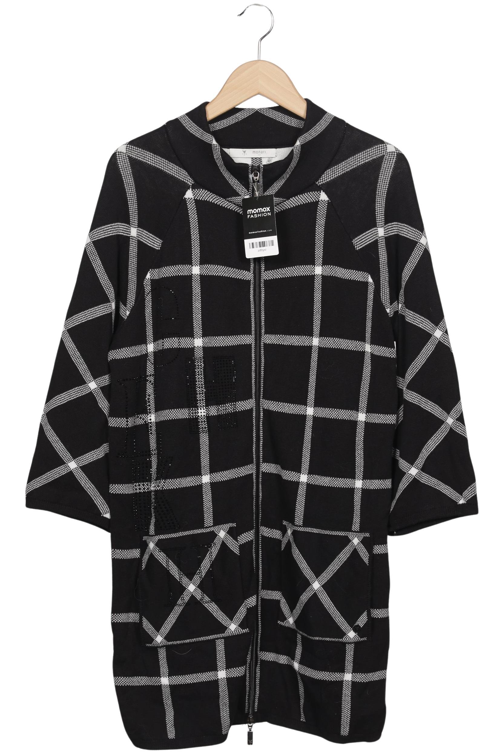 

monari Damen Strickjacke, schwarz, Gr. 38