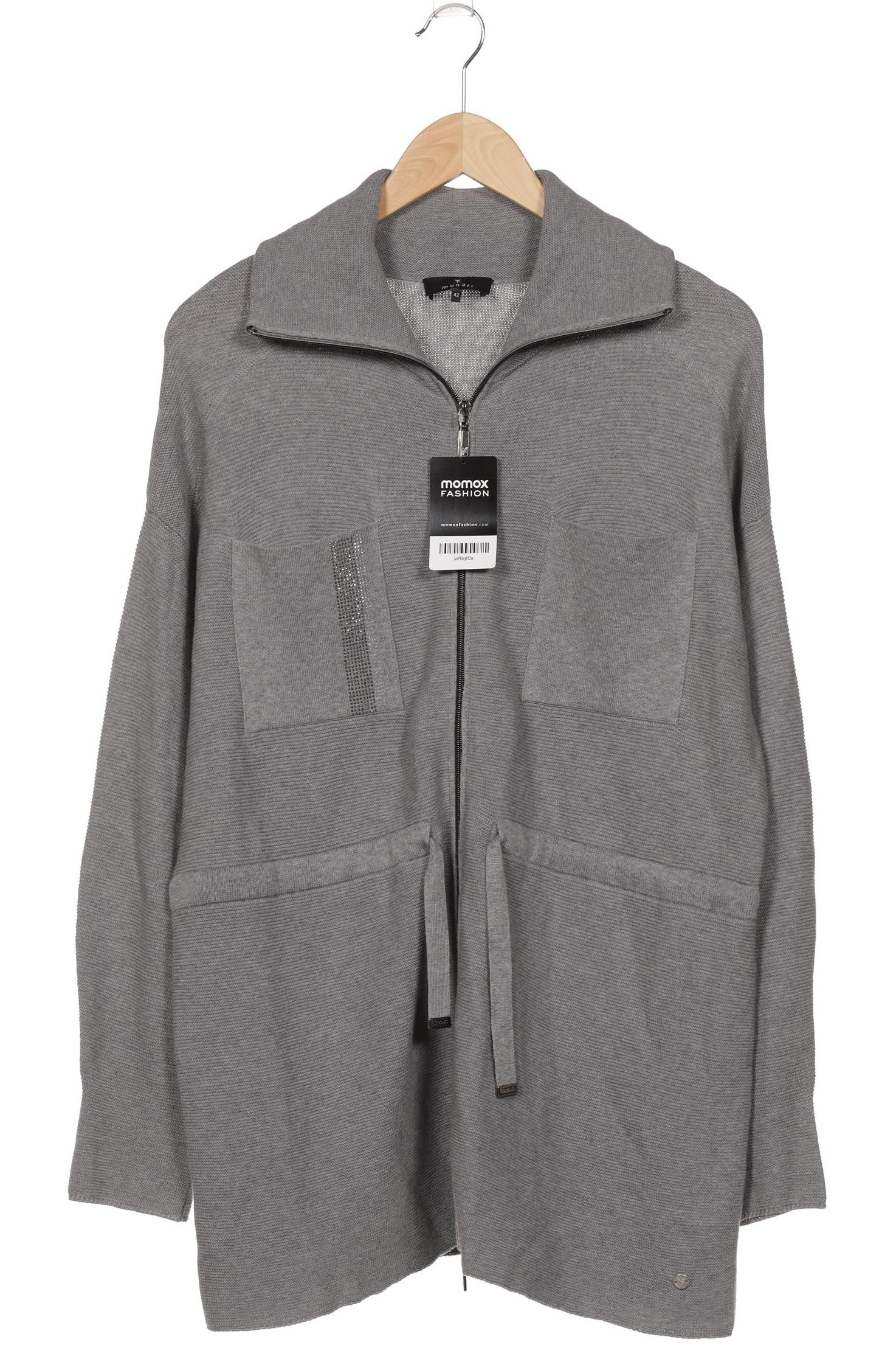 

monari Damen Strickjacke, grau, Gr. 42