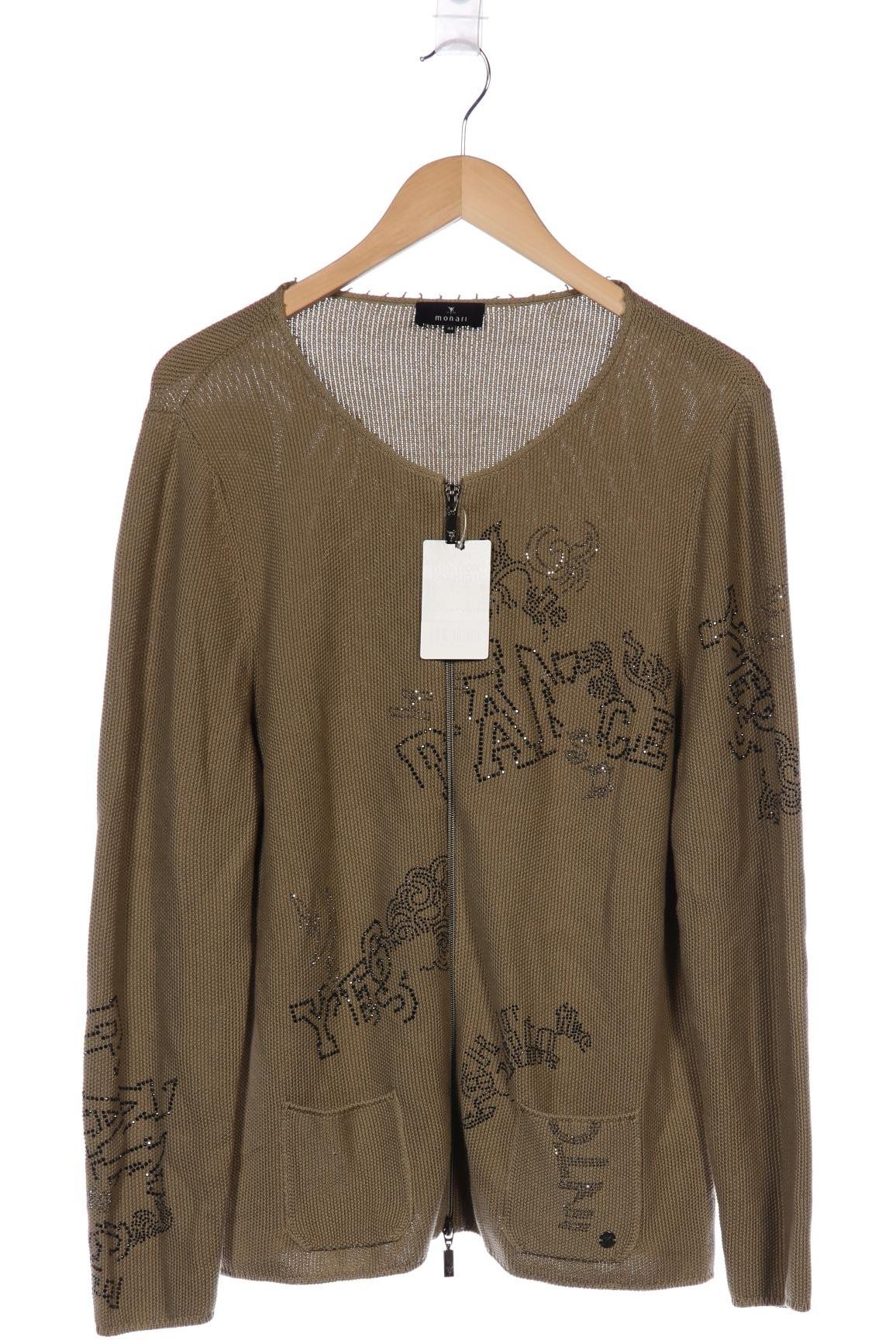 

monari Damen Strickjacke, beige, Gr. 44