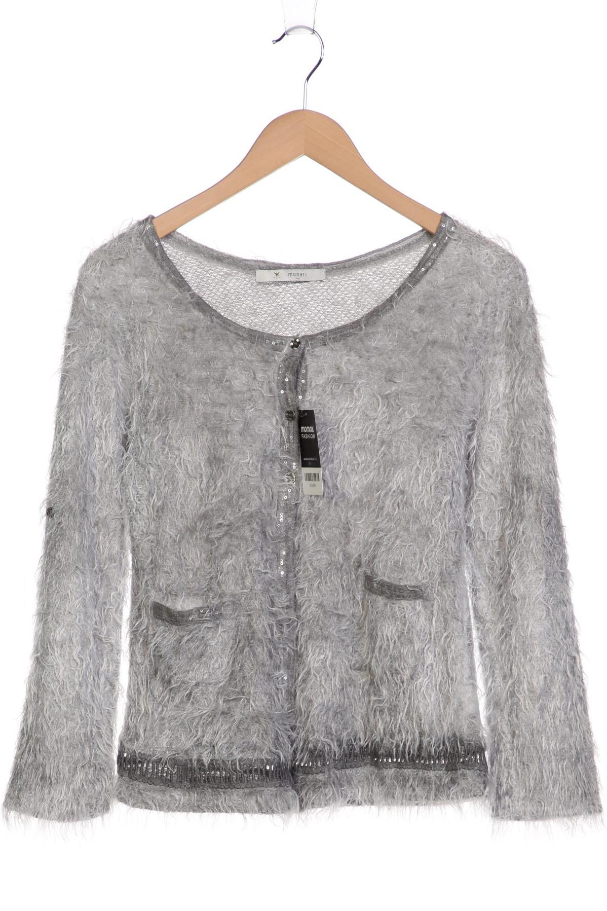 

monari Damen Strickjacke, grau, Gr. 32