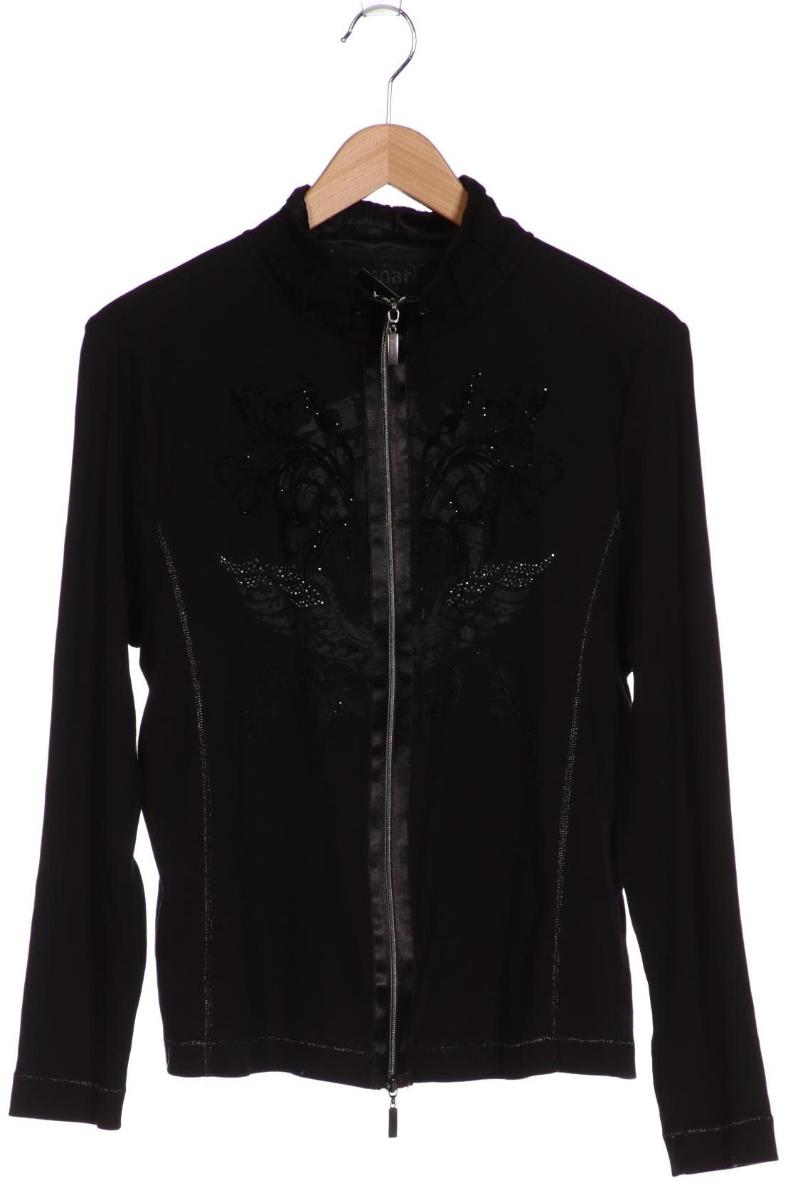 

monari Damen Strickjacke, schwarz, Gr. 46