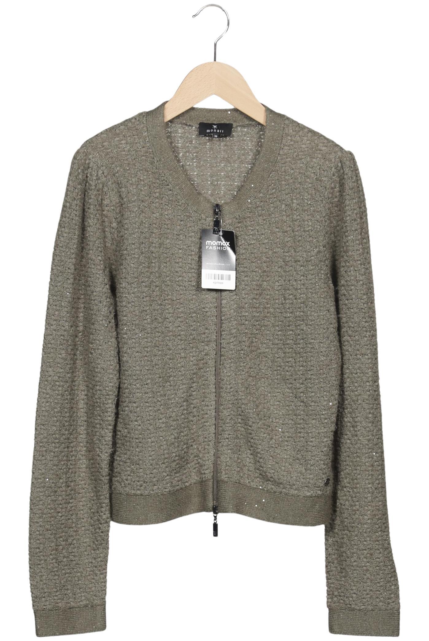 

monari Damen Strickjacke, grün, Gr. 36