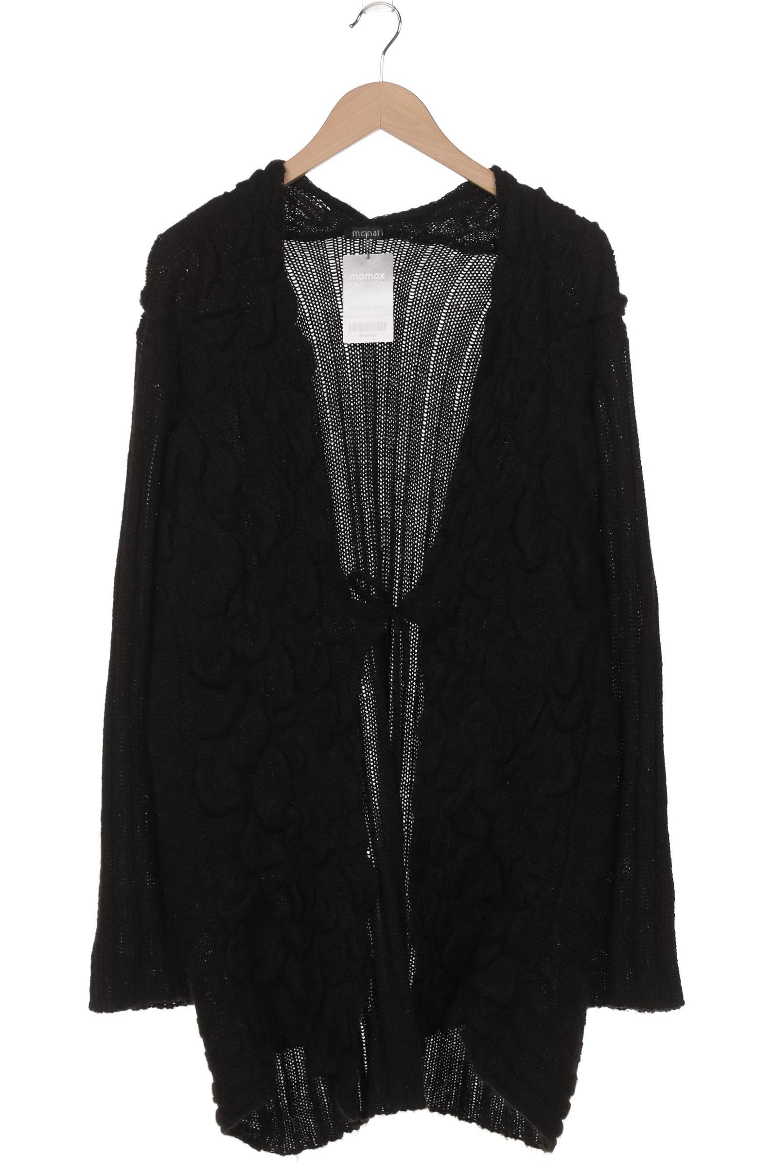 

monari Damen Strickjacke, schwarz, Gr. 48