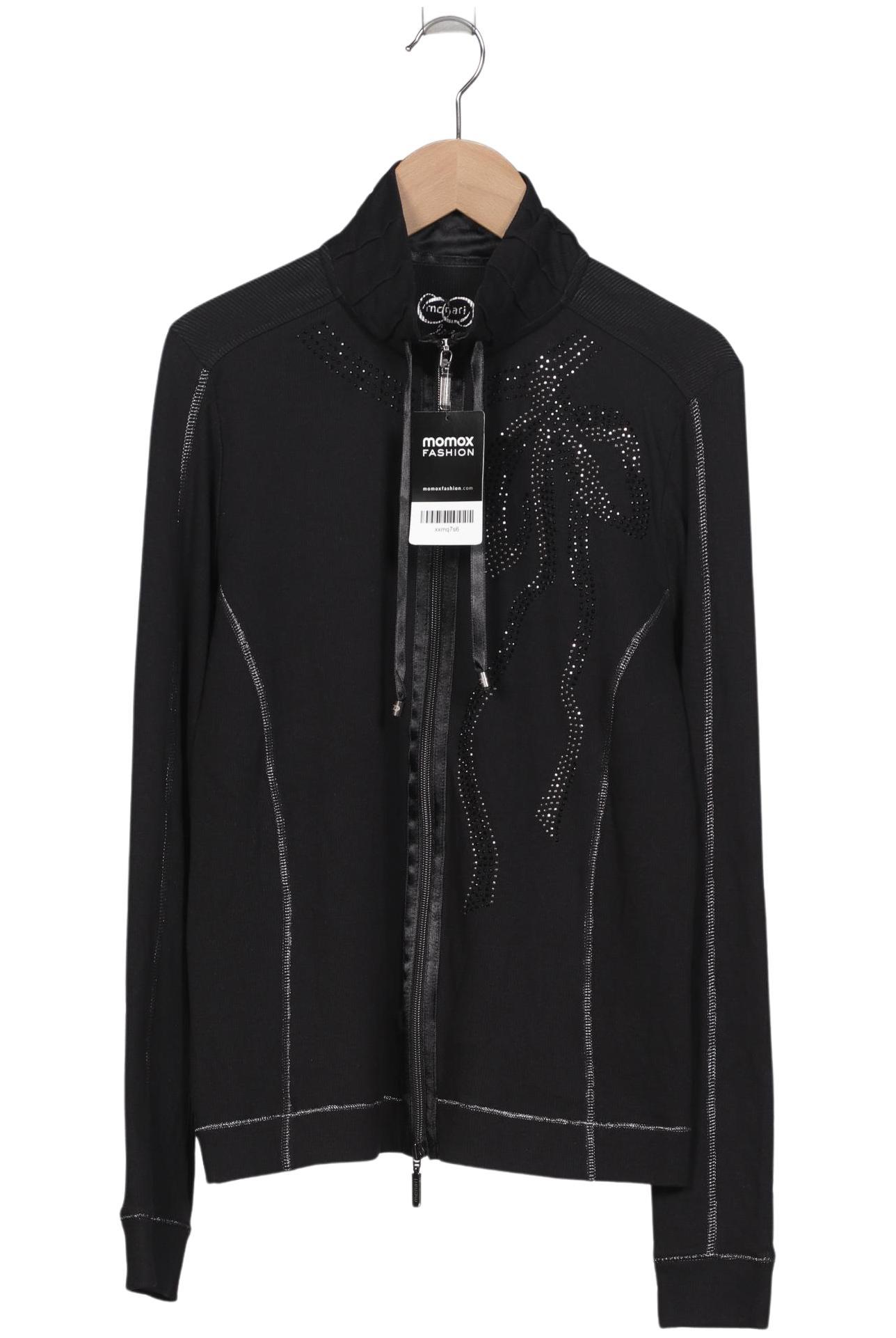 

monari Damen Strickjacke, schwarz, Gr. 38