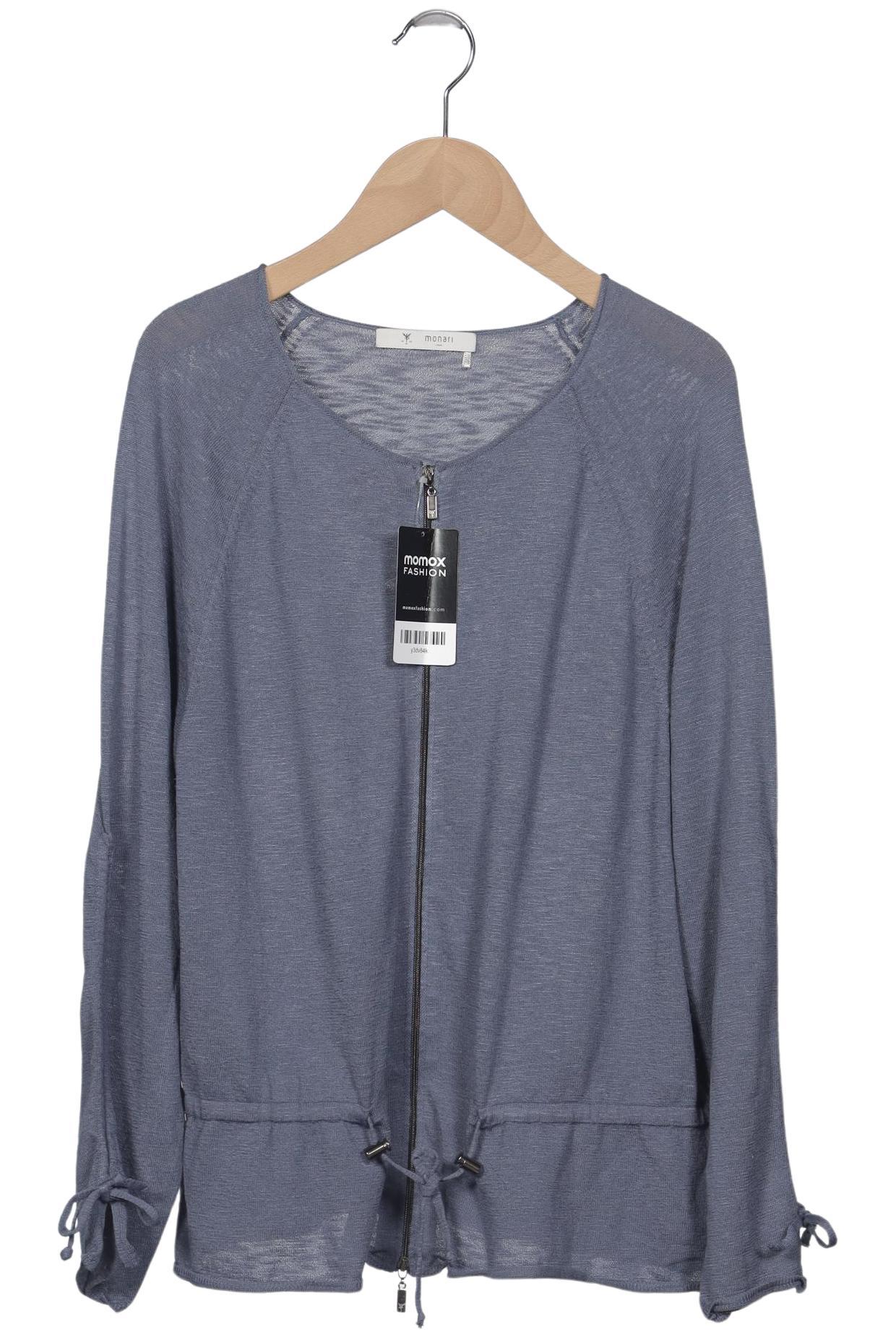 

monari Damen Strickjacke, blau, Gr. 42