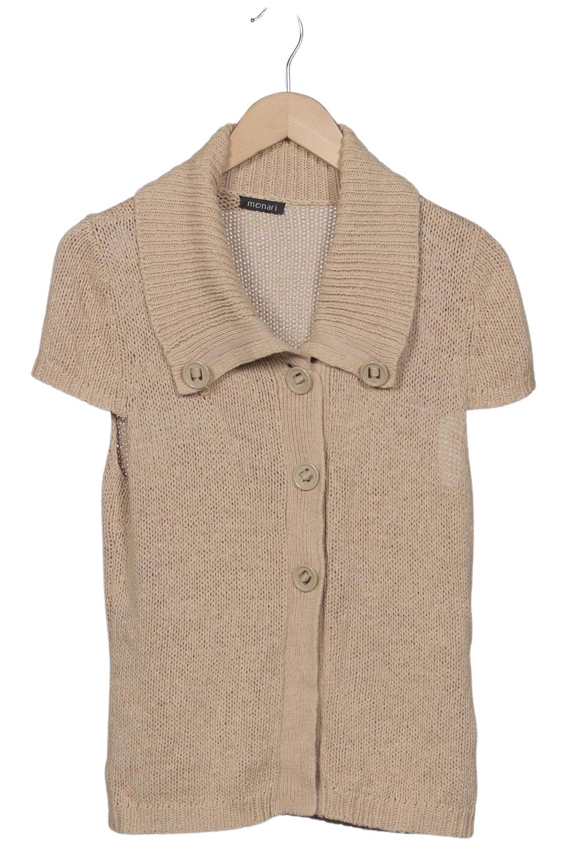 

monari Damen Strickjacke, beige, Gr. 38