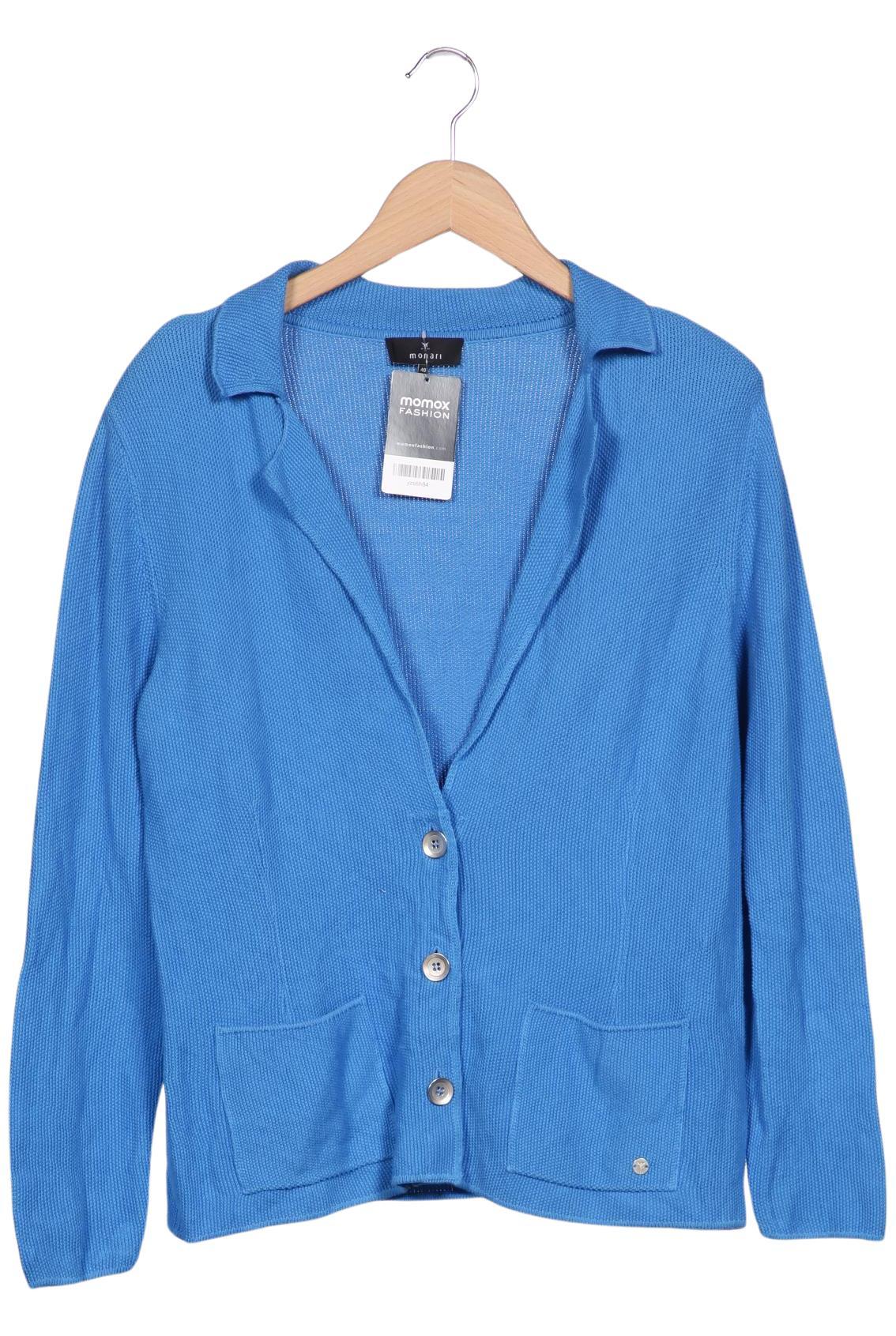 

monari Damen Strickjacke, blau, Gr. 40