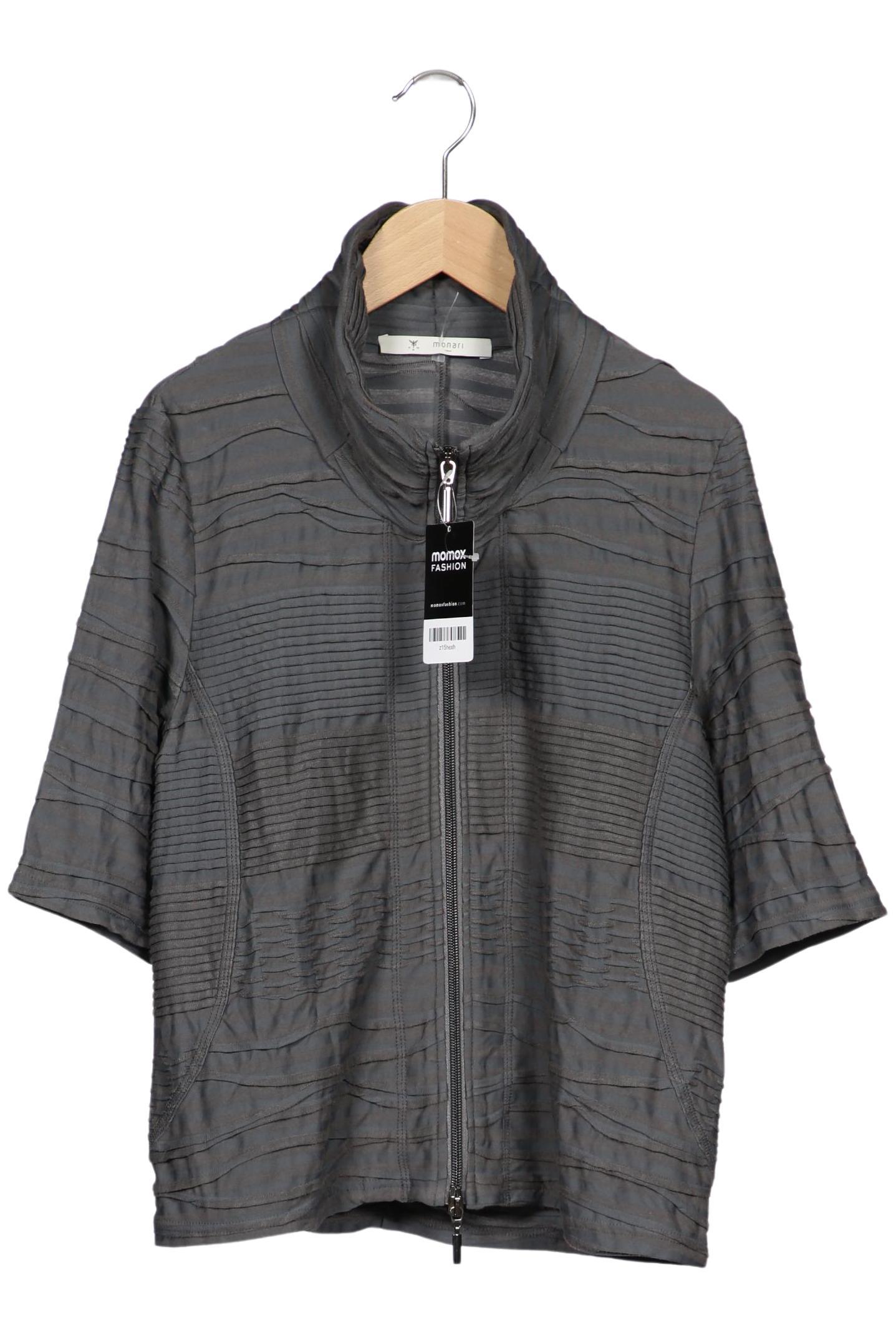 

monari Damen Strickjacke, grau, Gr. 40