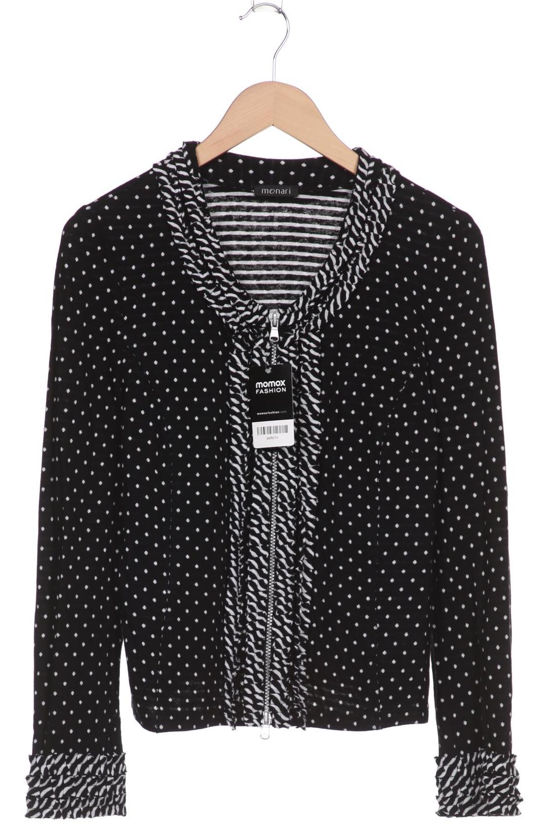 

monari Damen Strickjacke, schwarz, Gr. 38