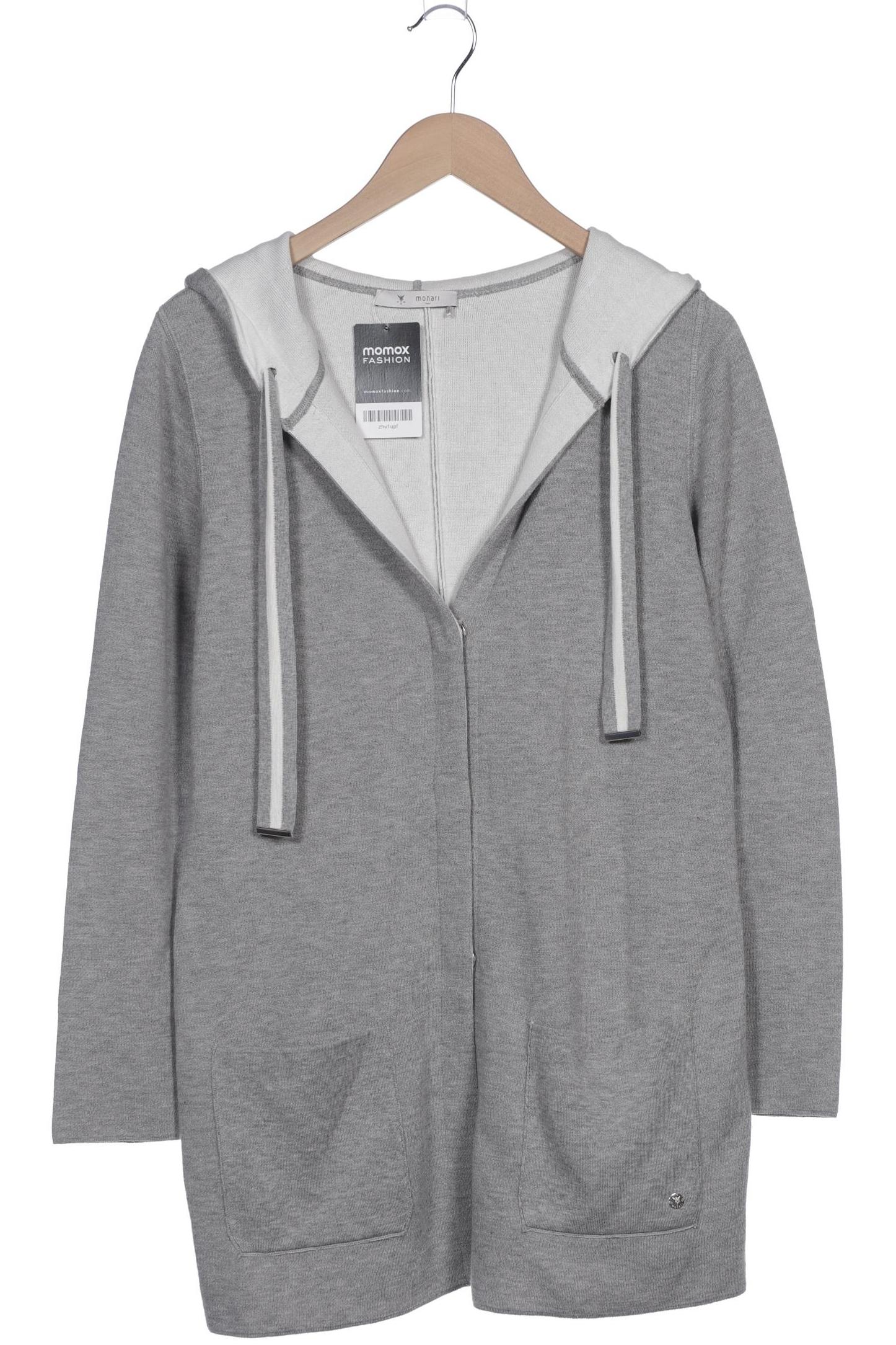 

monari Damen Strickjacke, grau, Gr. 38