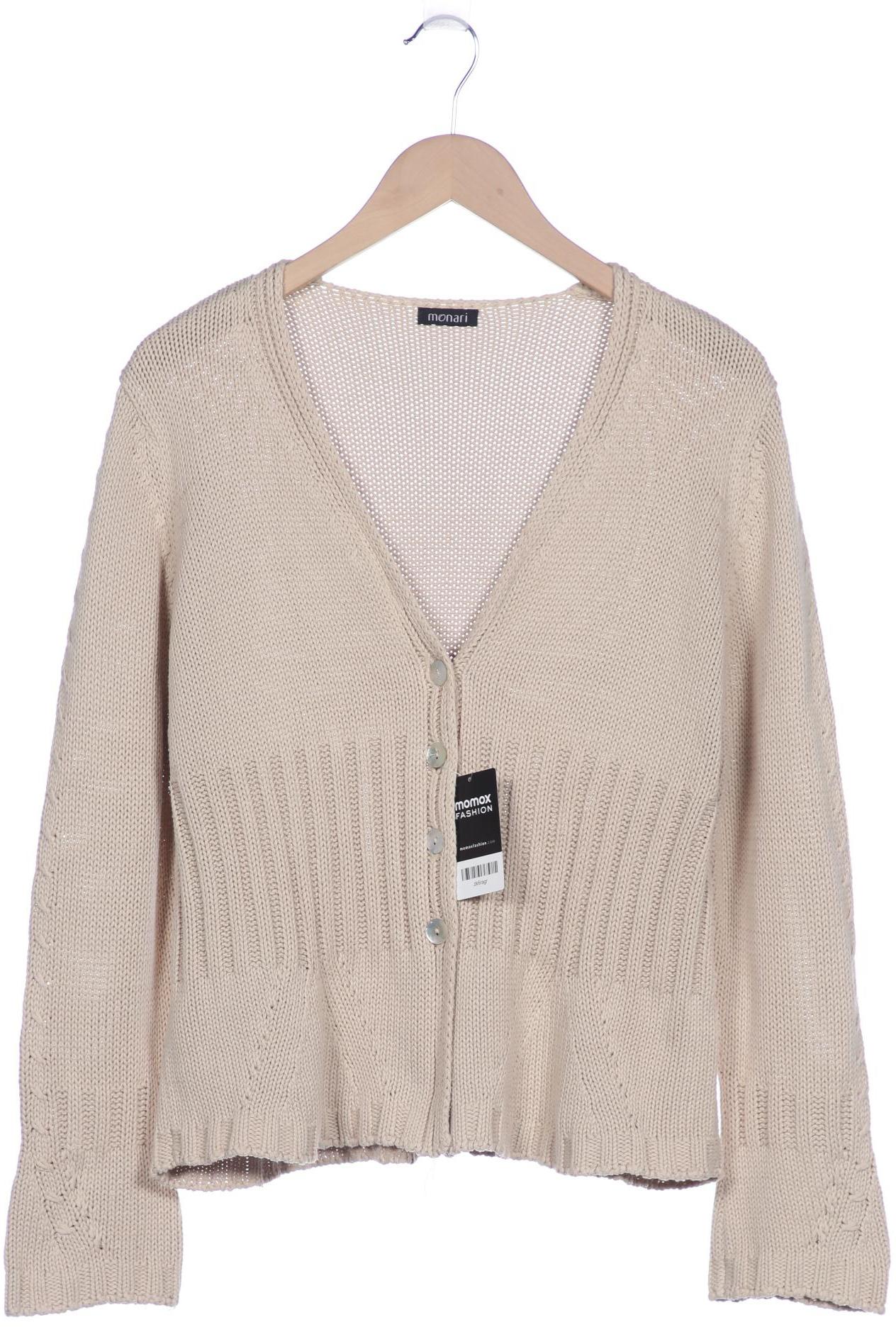 

monari Damen Strickjacke, beige, Gr. 40