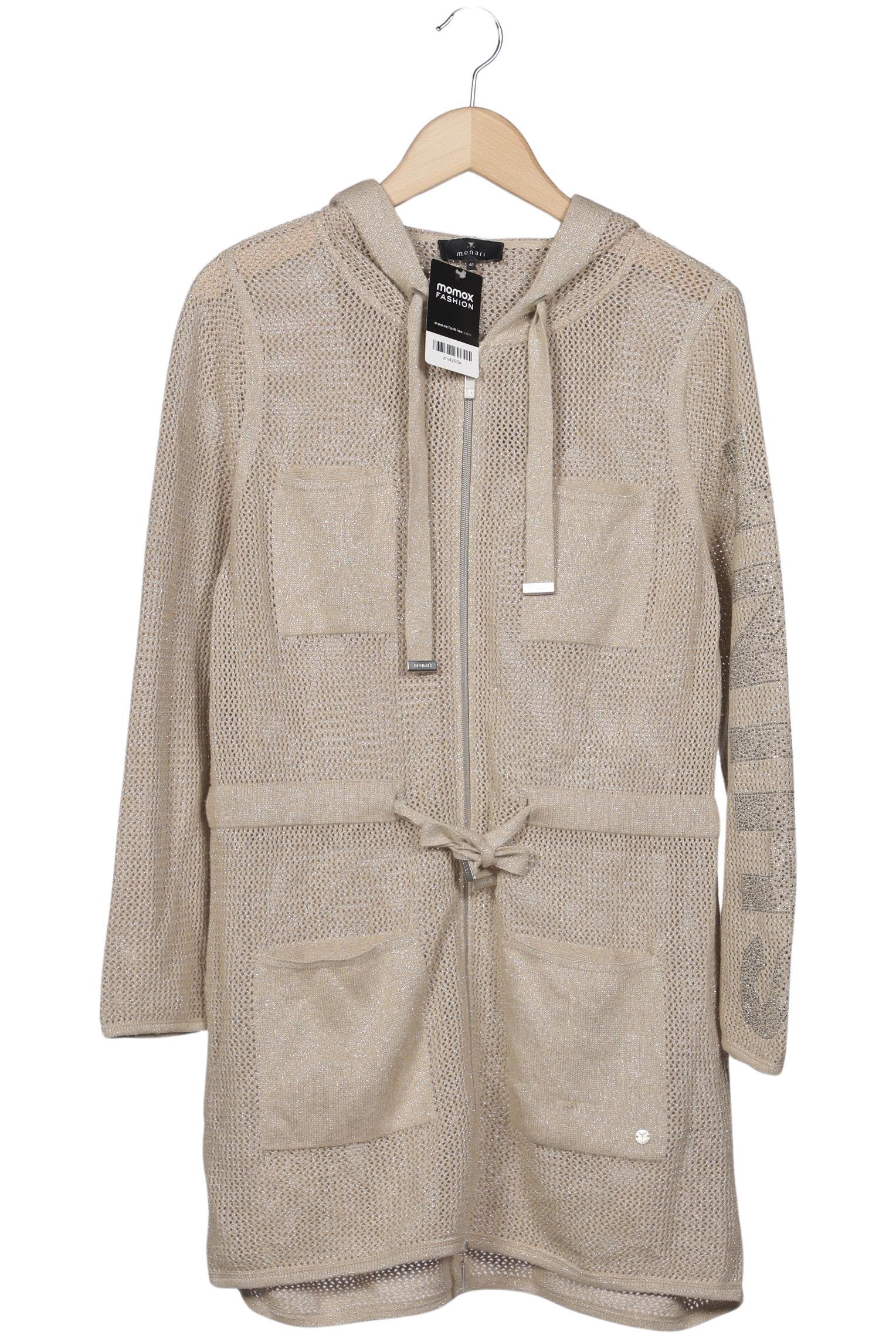 

monari Damen Strickjacke, beige, Gr. 40